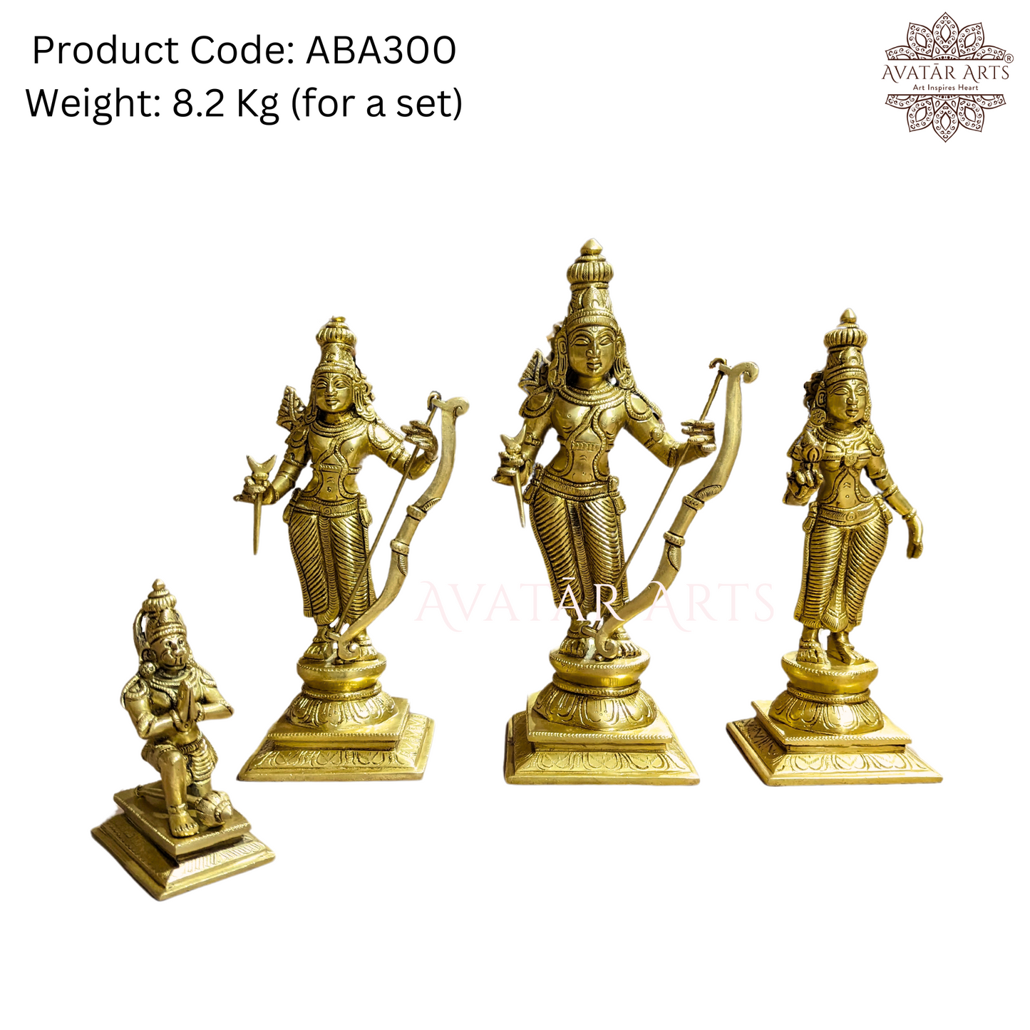 Brass Sree Ram Darbaar Set