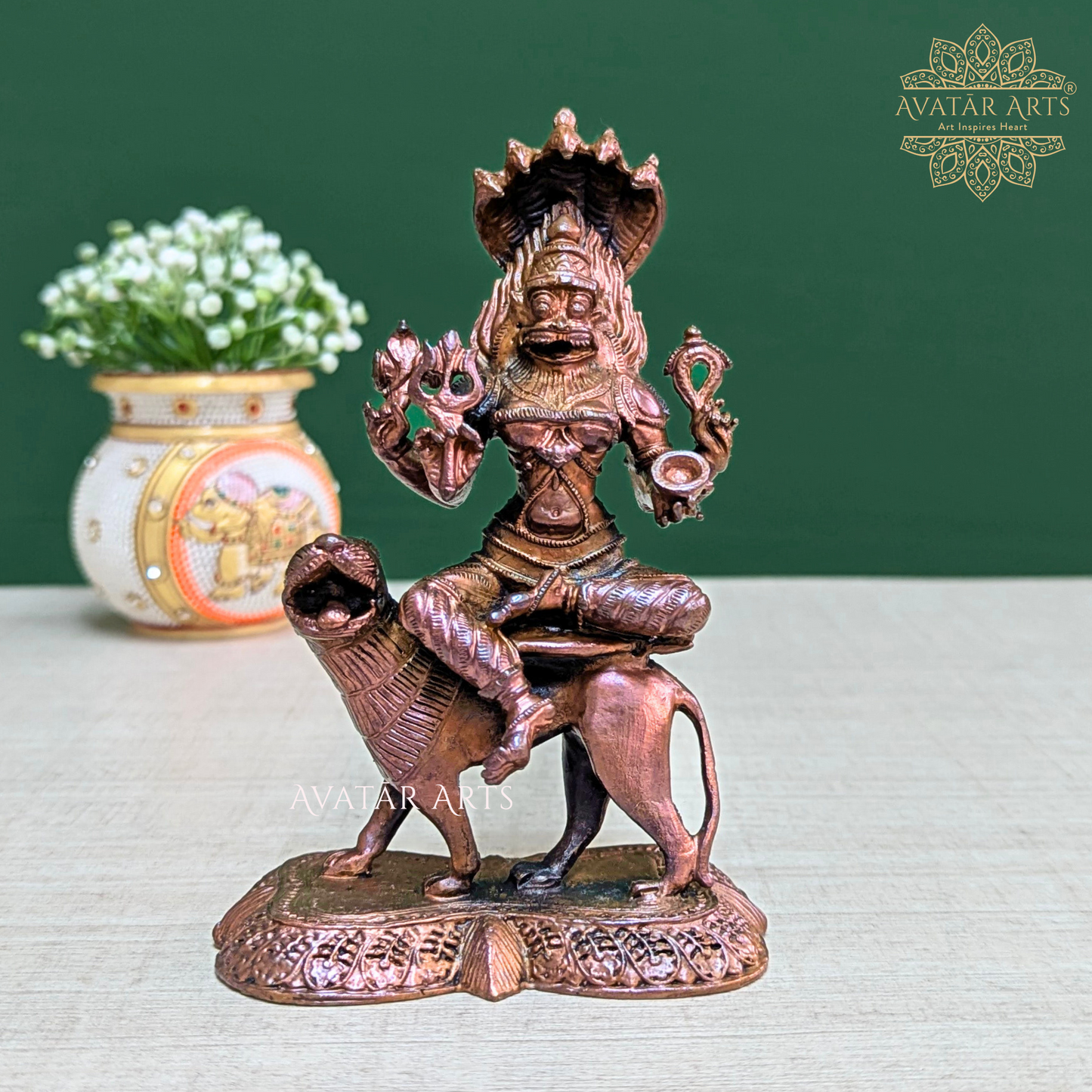 Pratyangira Devi Statue For Protection From Negative Energies