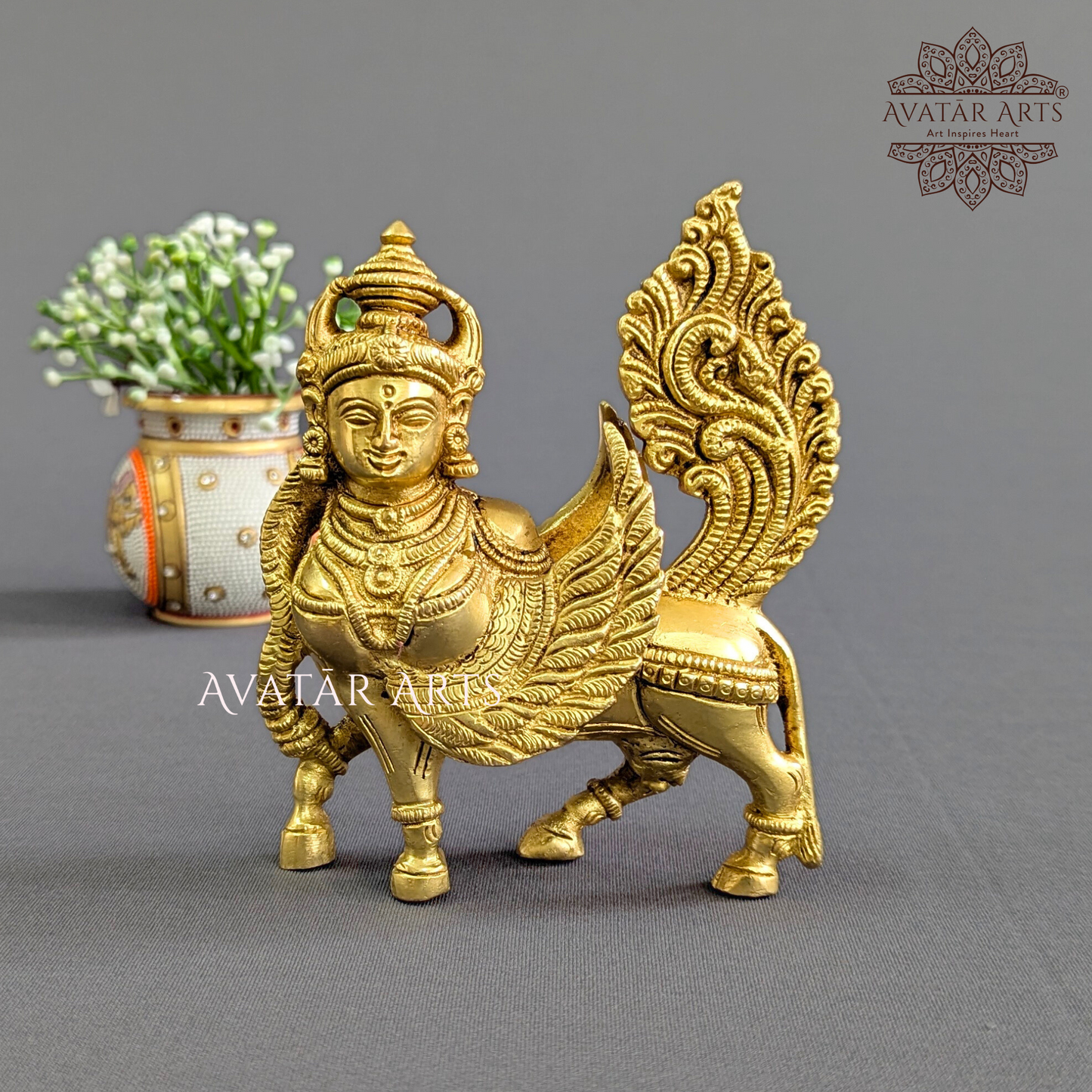 Brass Kamdhenu Cow