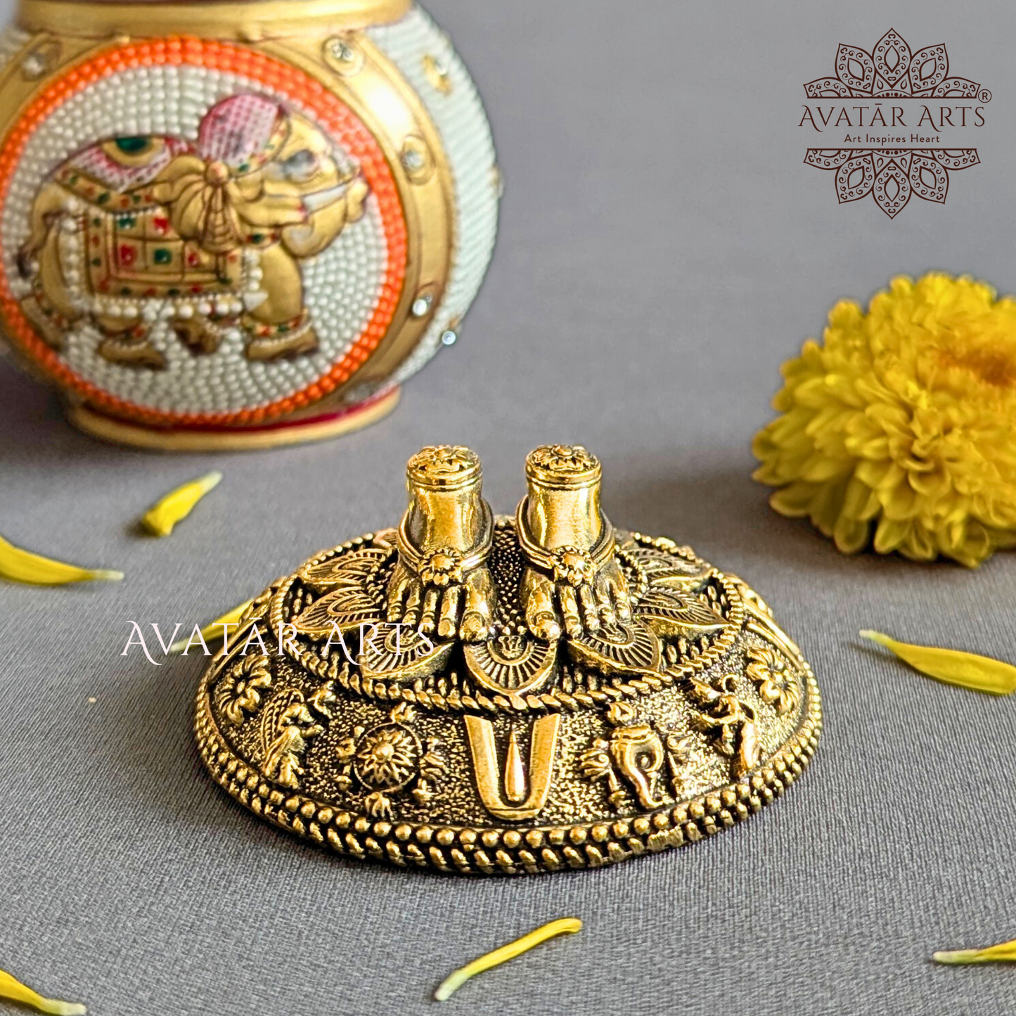 Brass Tirupati Pada Charan