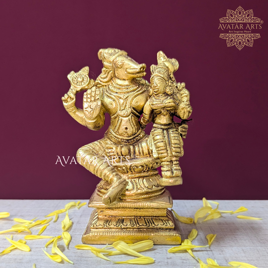 Brass Shree Varaha Lakshmi