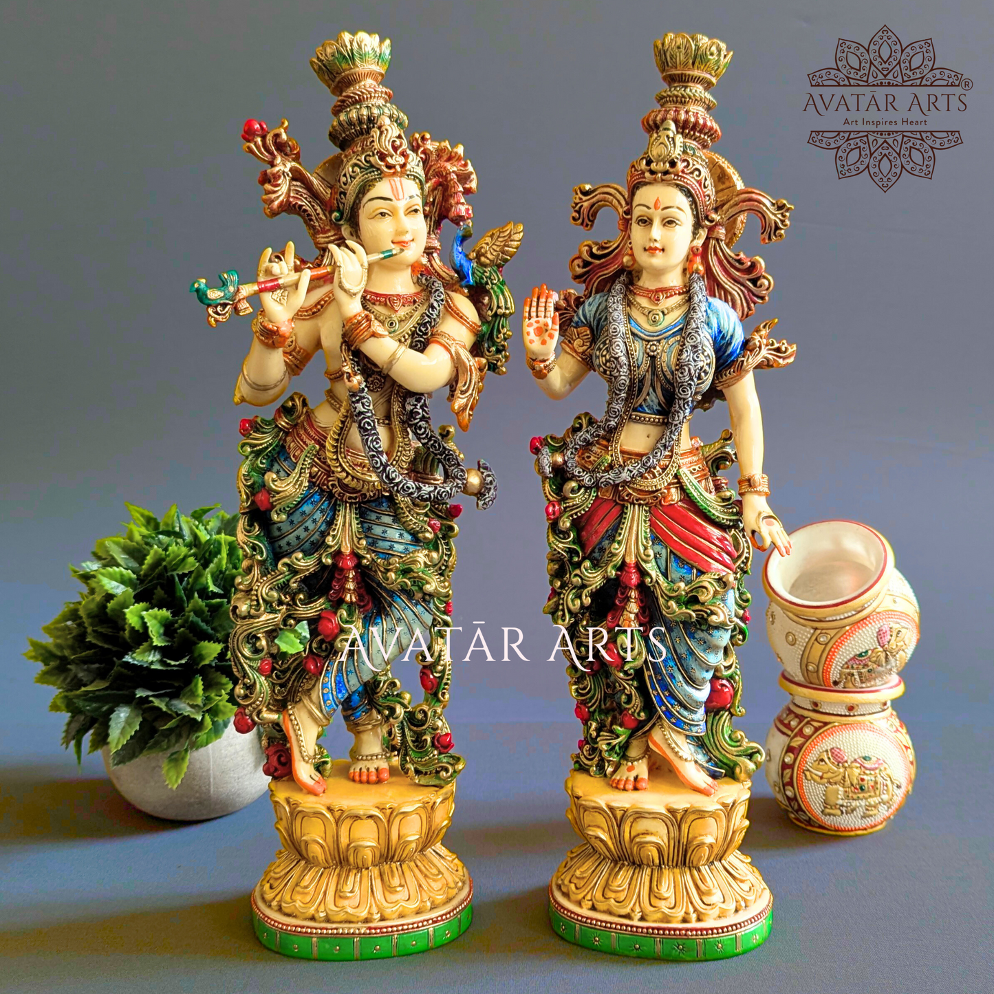 Shree Radha Krishna Statue for Home Temple