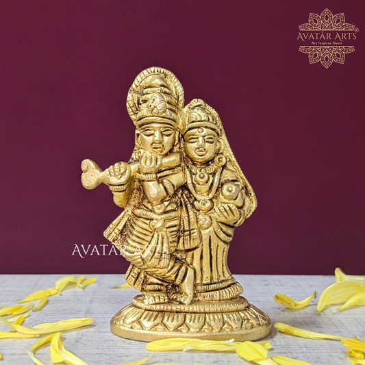 Brass Shree Radha Krishna