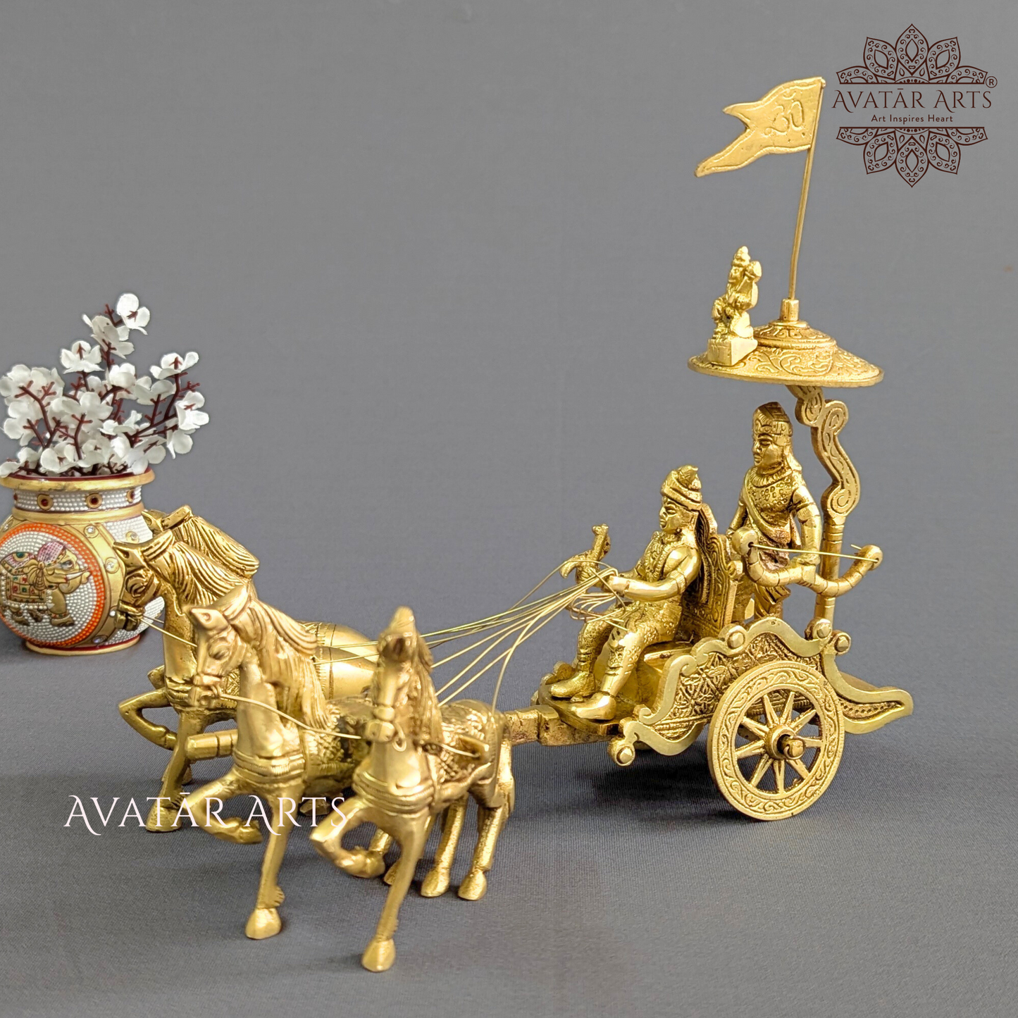 Geetopdesh Shree Krishna Arjun Rath