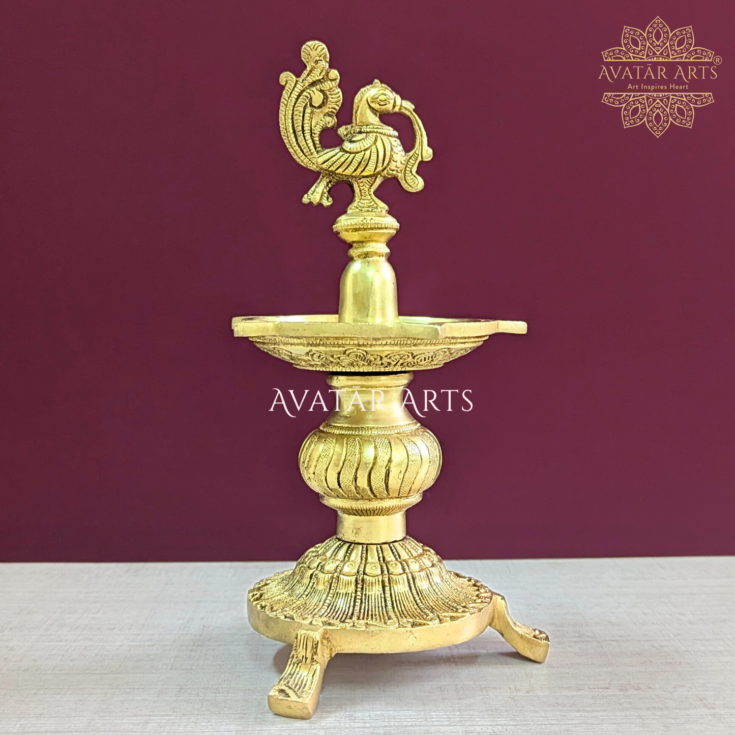 Brass Annapakshi Lamp