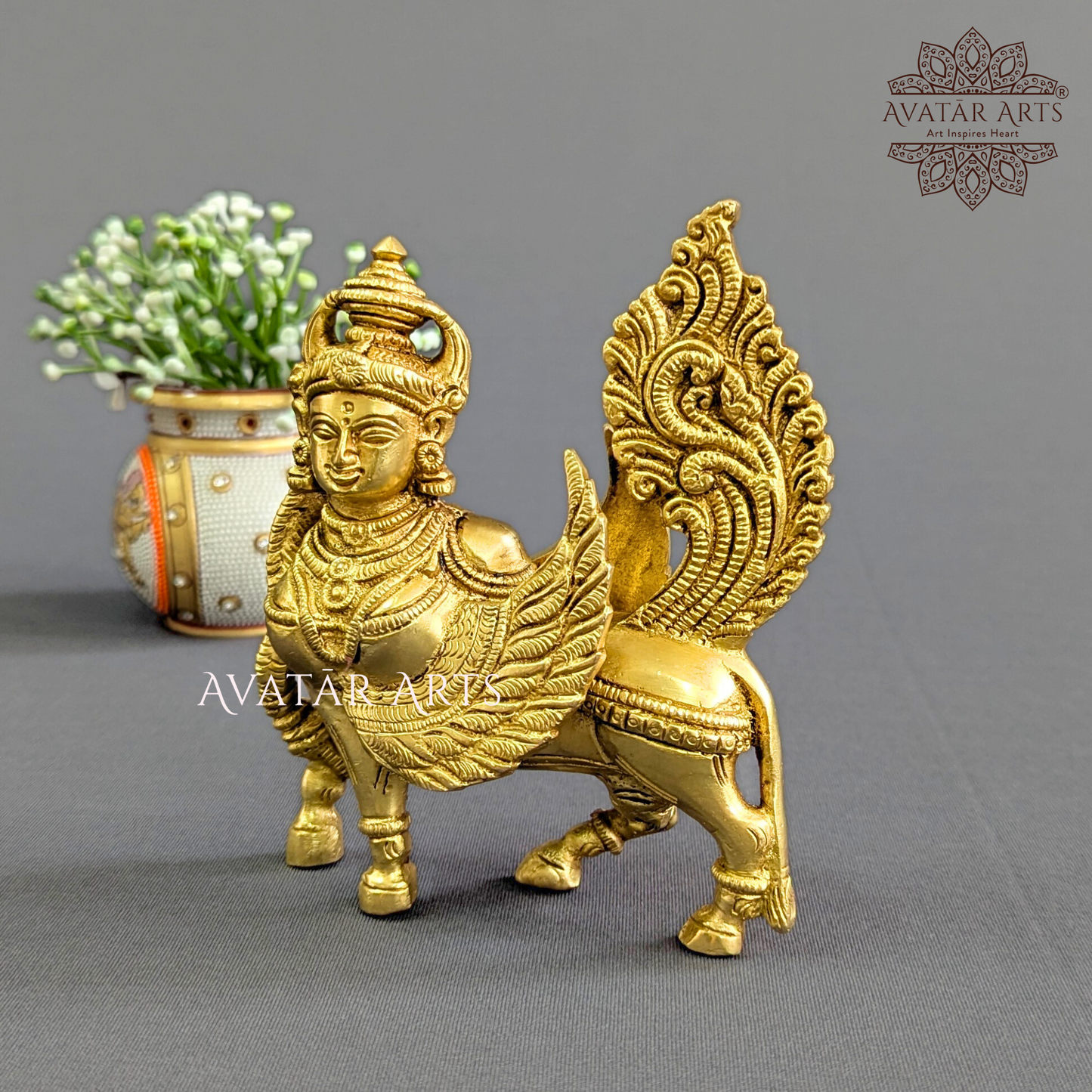 Brass Kamdhenu Cow