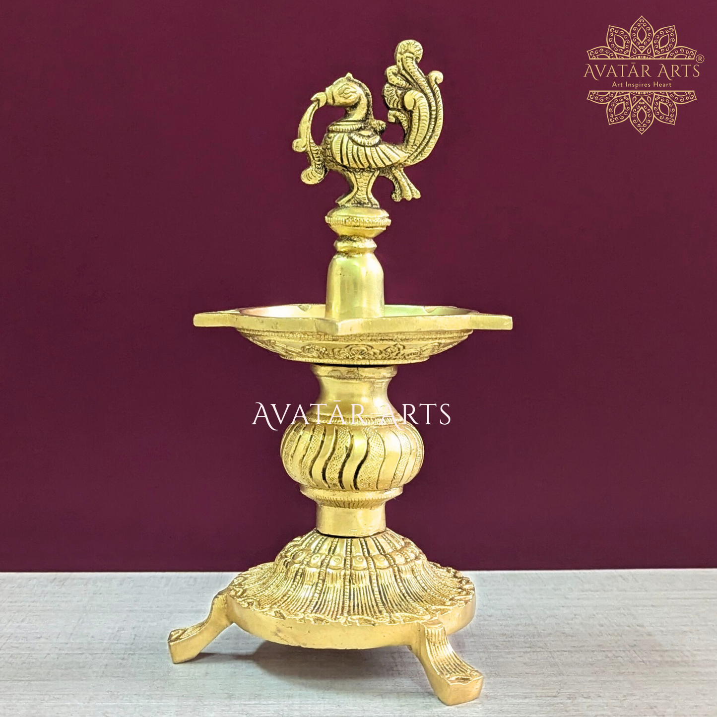 Brass Annapakshi Lamp