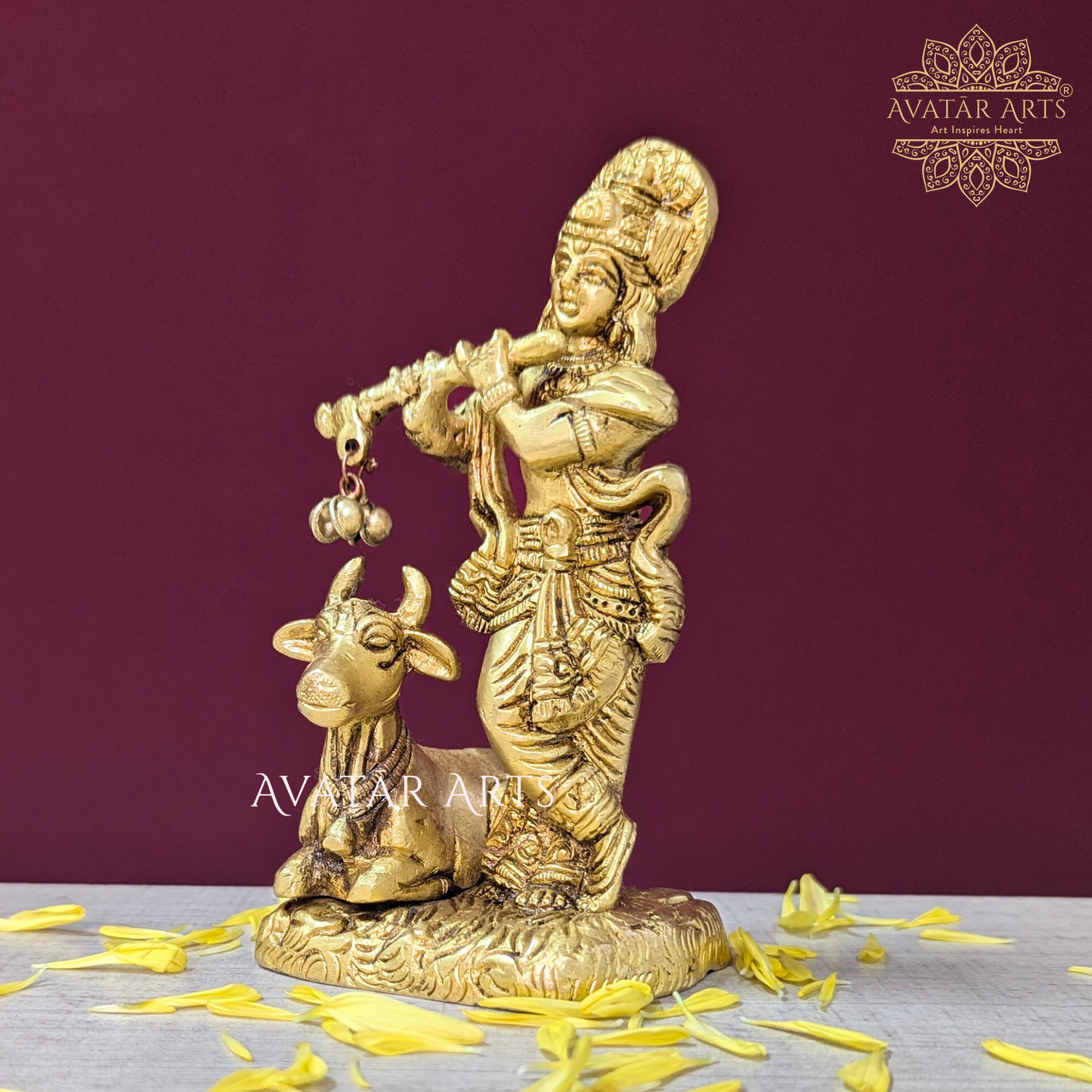 Lord Krishna with Cow