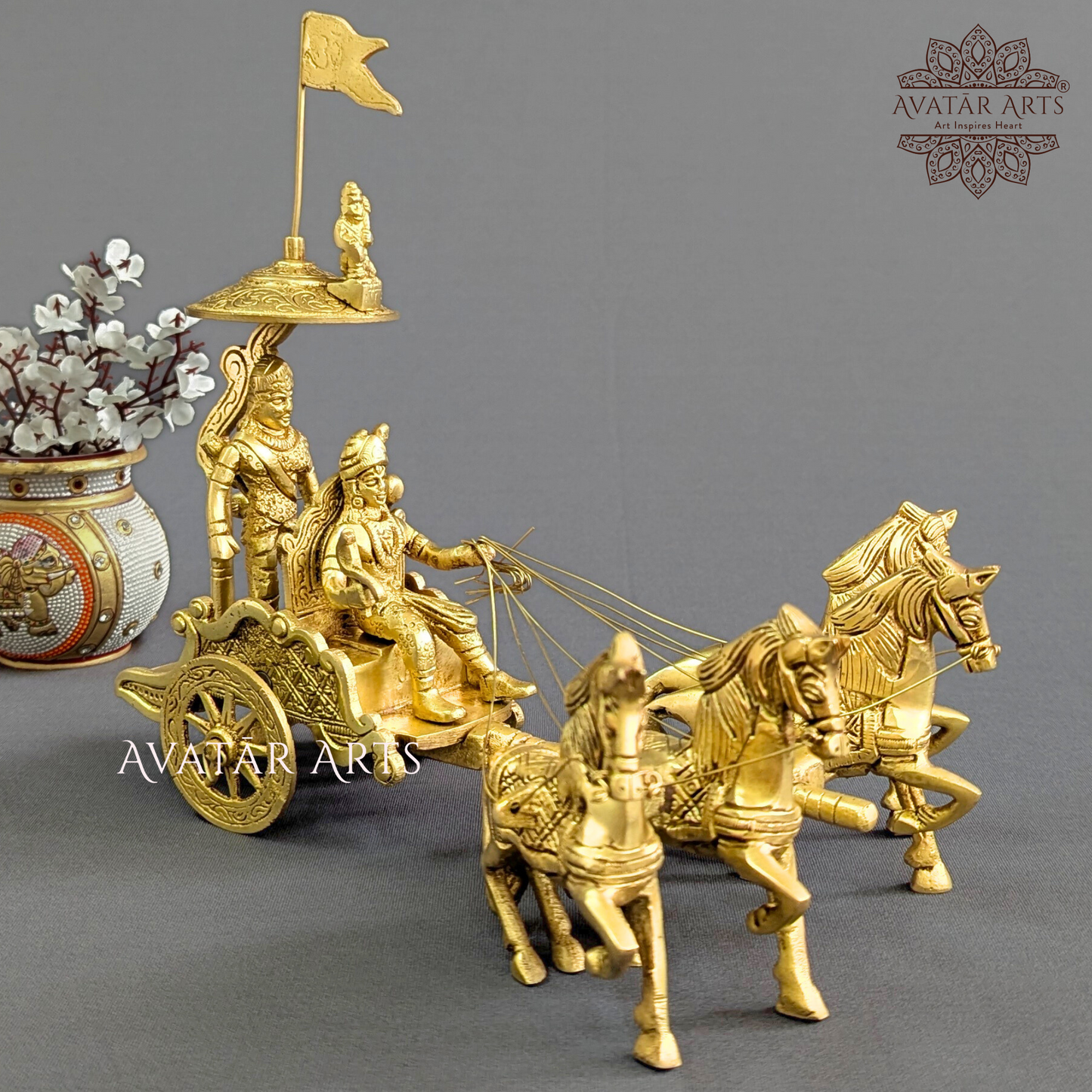 Geetopdesh Shree Krishna Arjun Rath