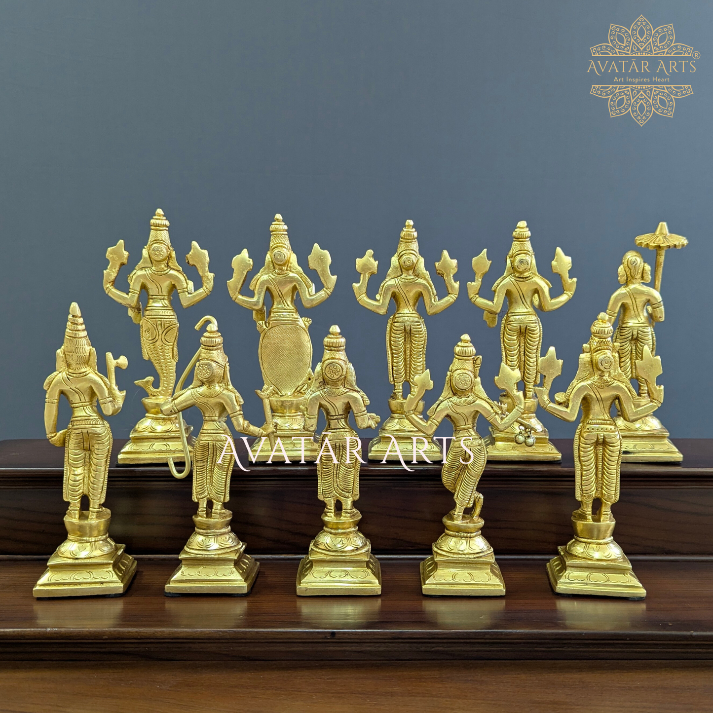 Dashavatar Set in Brass