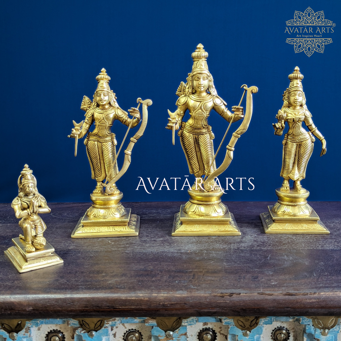 Brass Sree Ram Darbaar Set