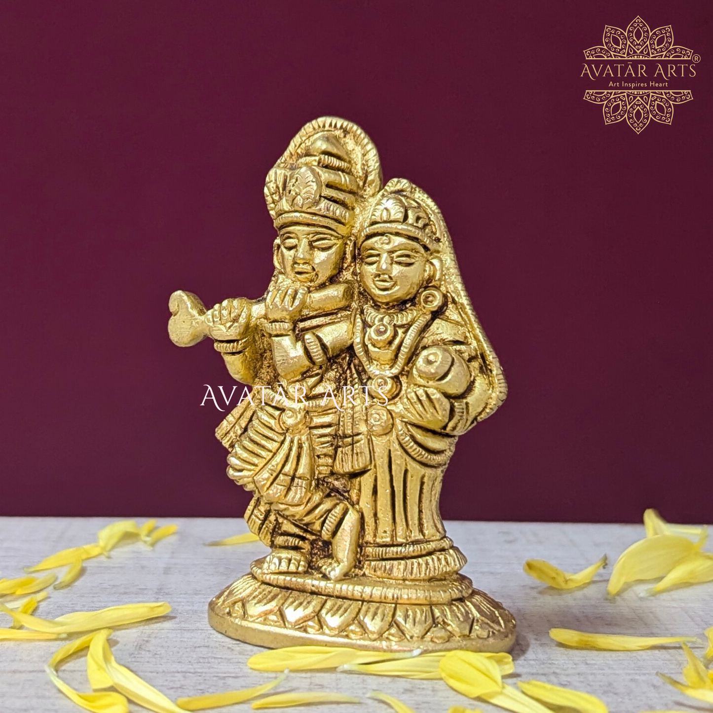 Brass Shree Radha Krishna