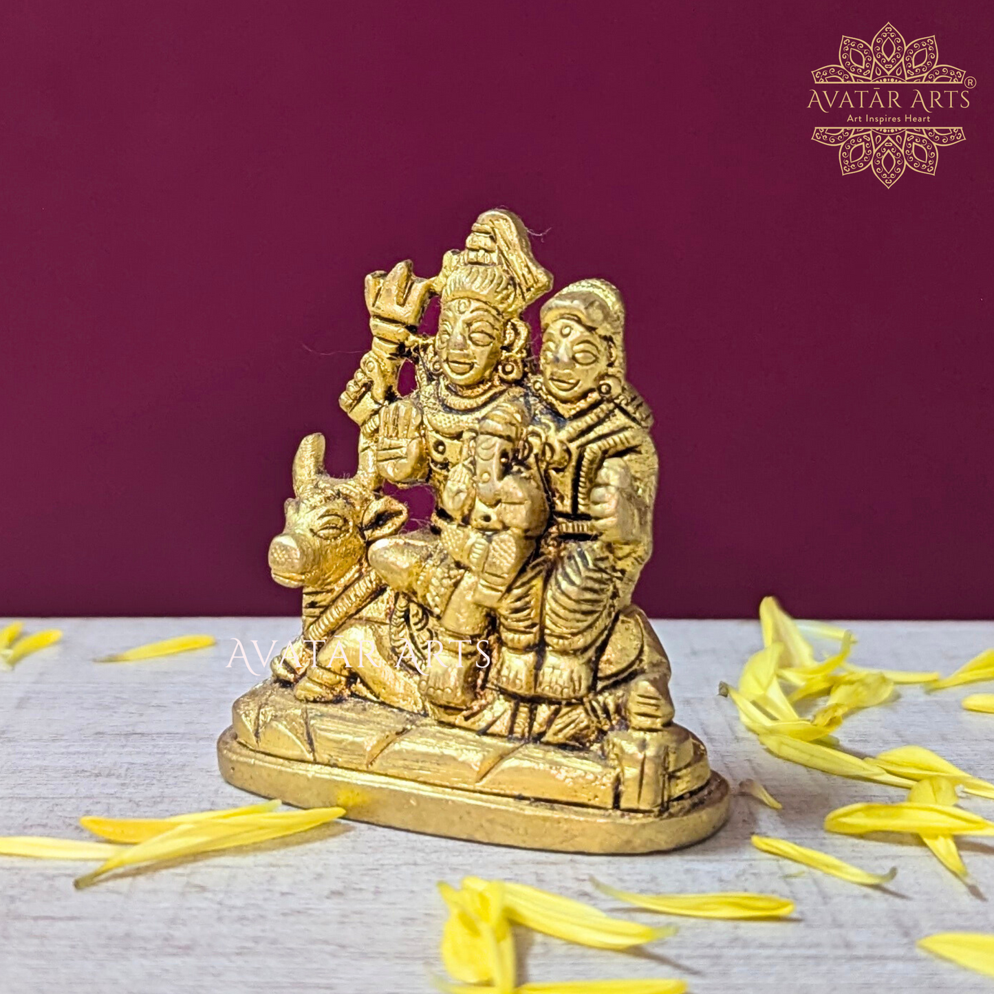 Brass Shiva Parivar