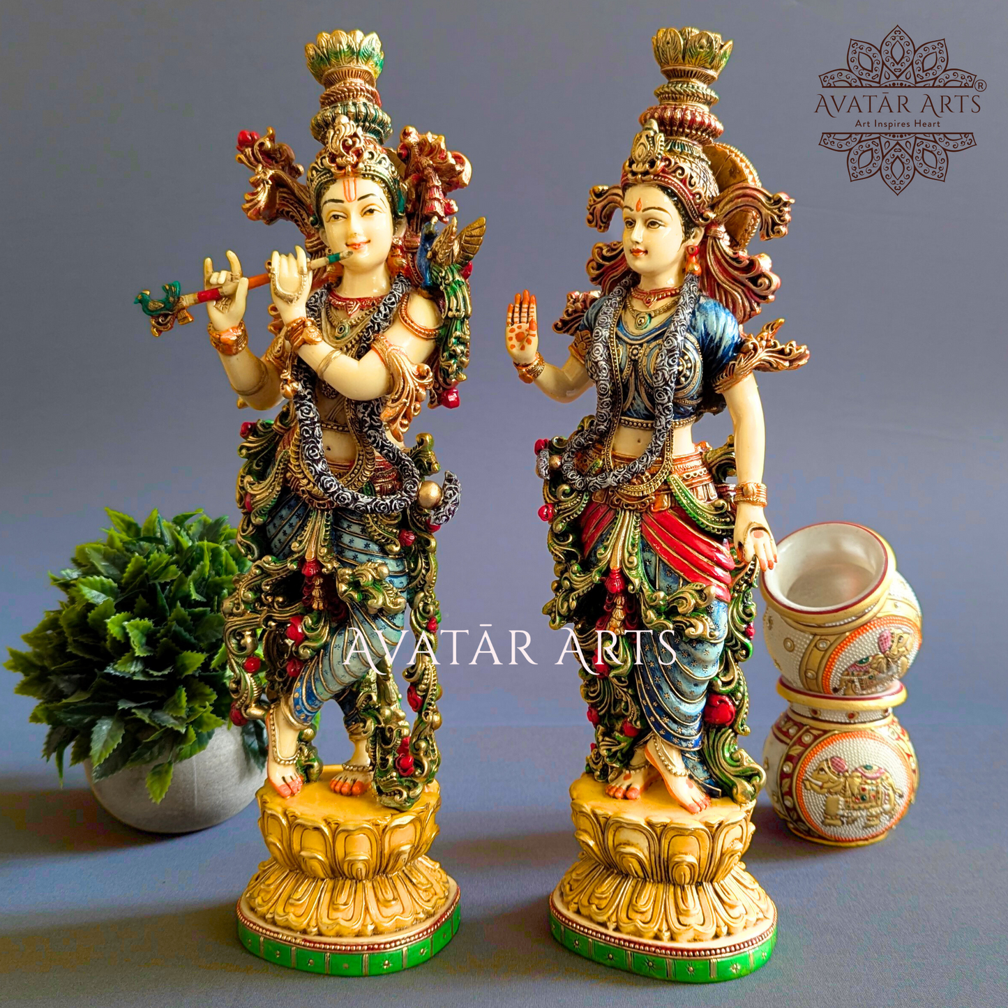 Shree Radha Krishna Statue for Home Temple