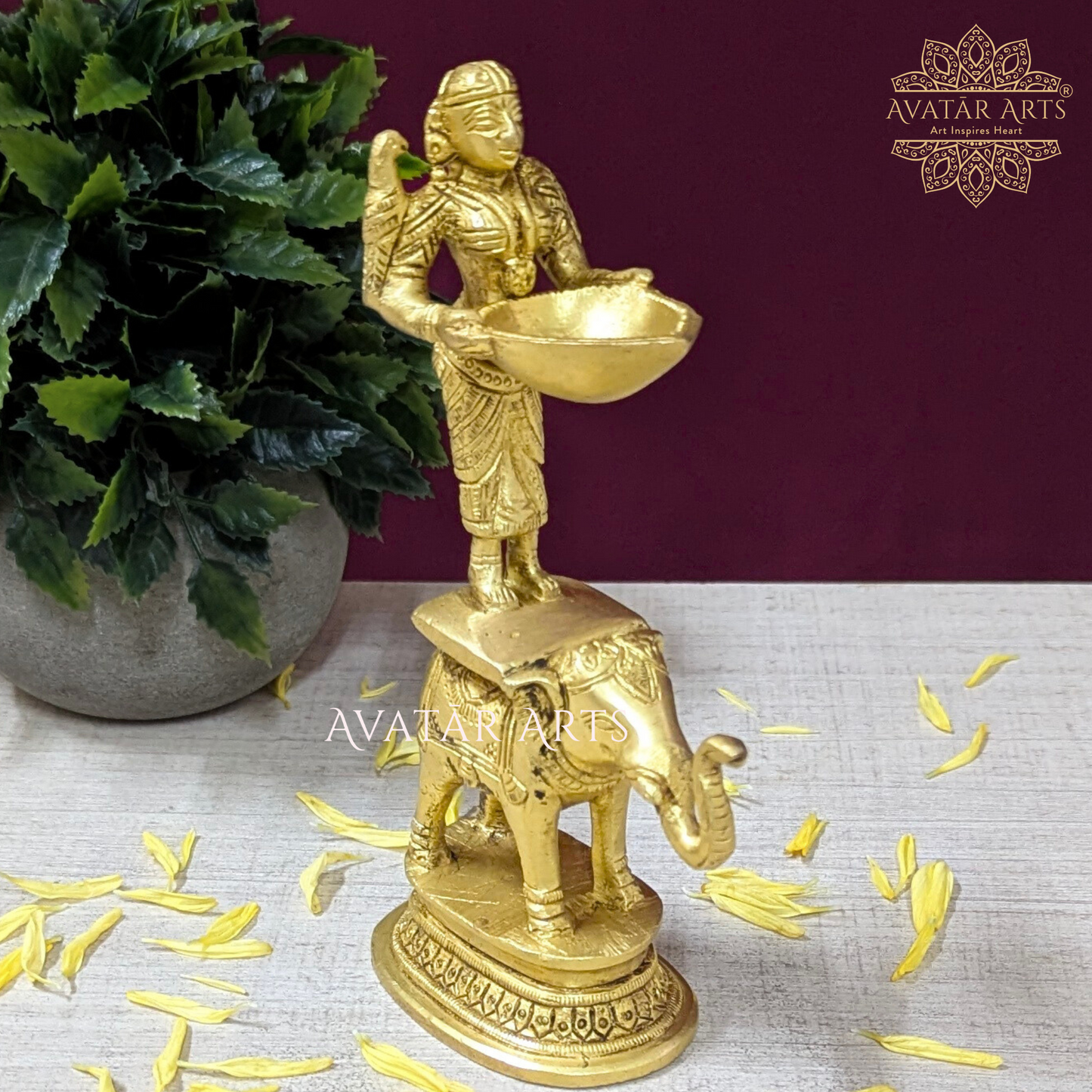 Deep Lakshmi on Elephant