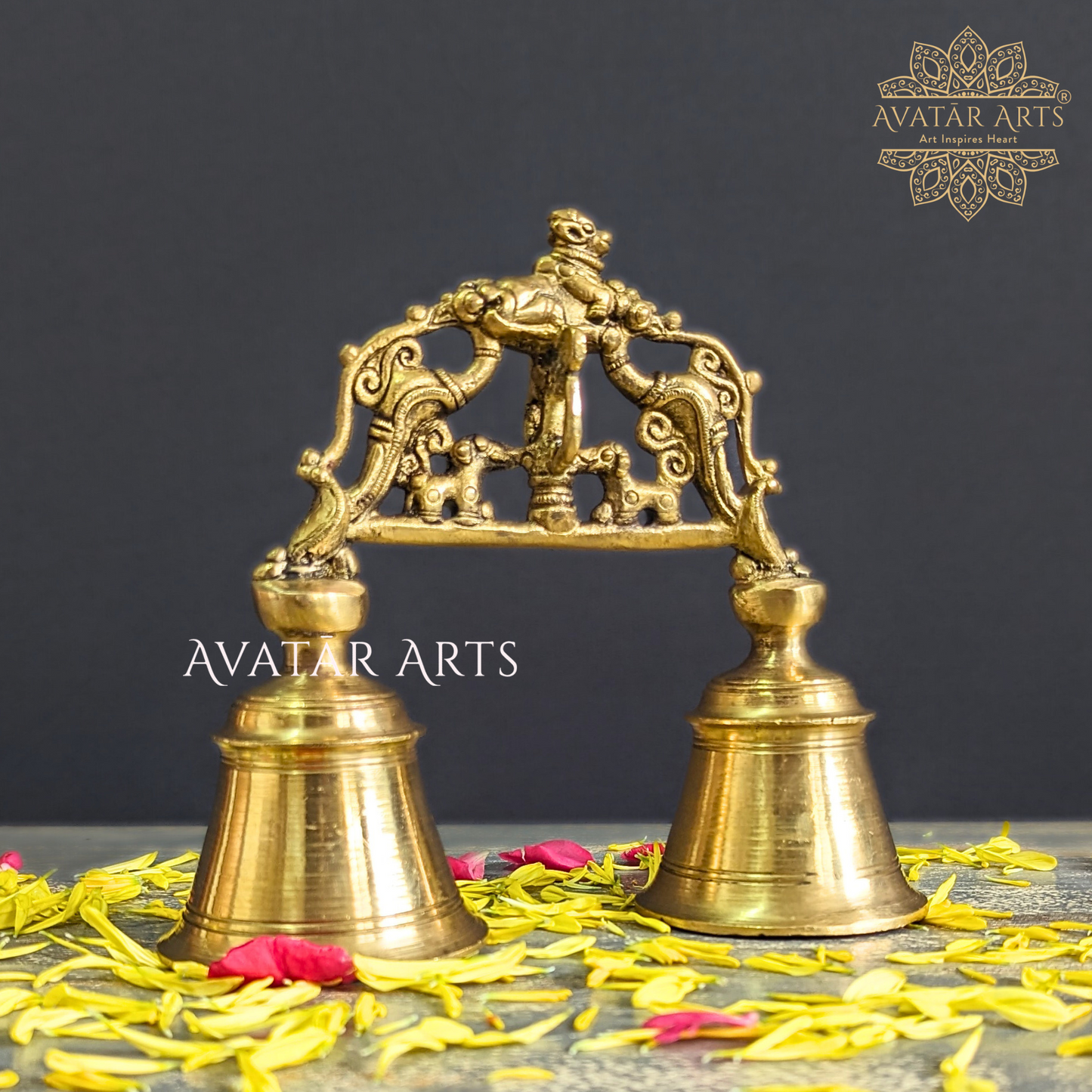 Double Bell in Brass for Daily Use