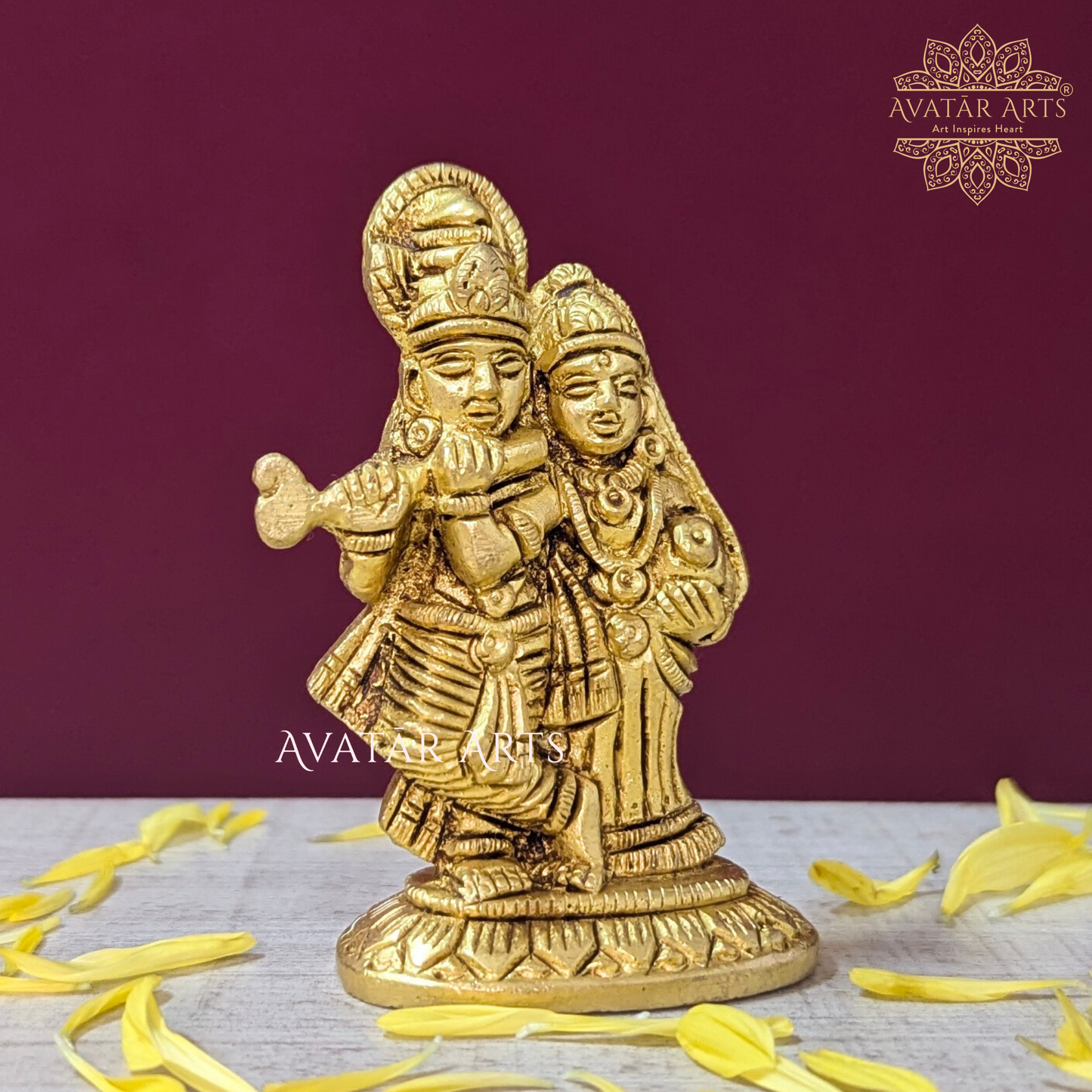 Brass Shree Radha Krishna