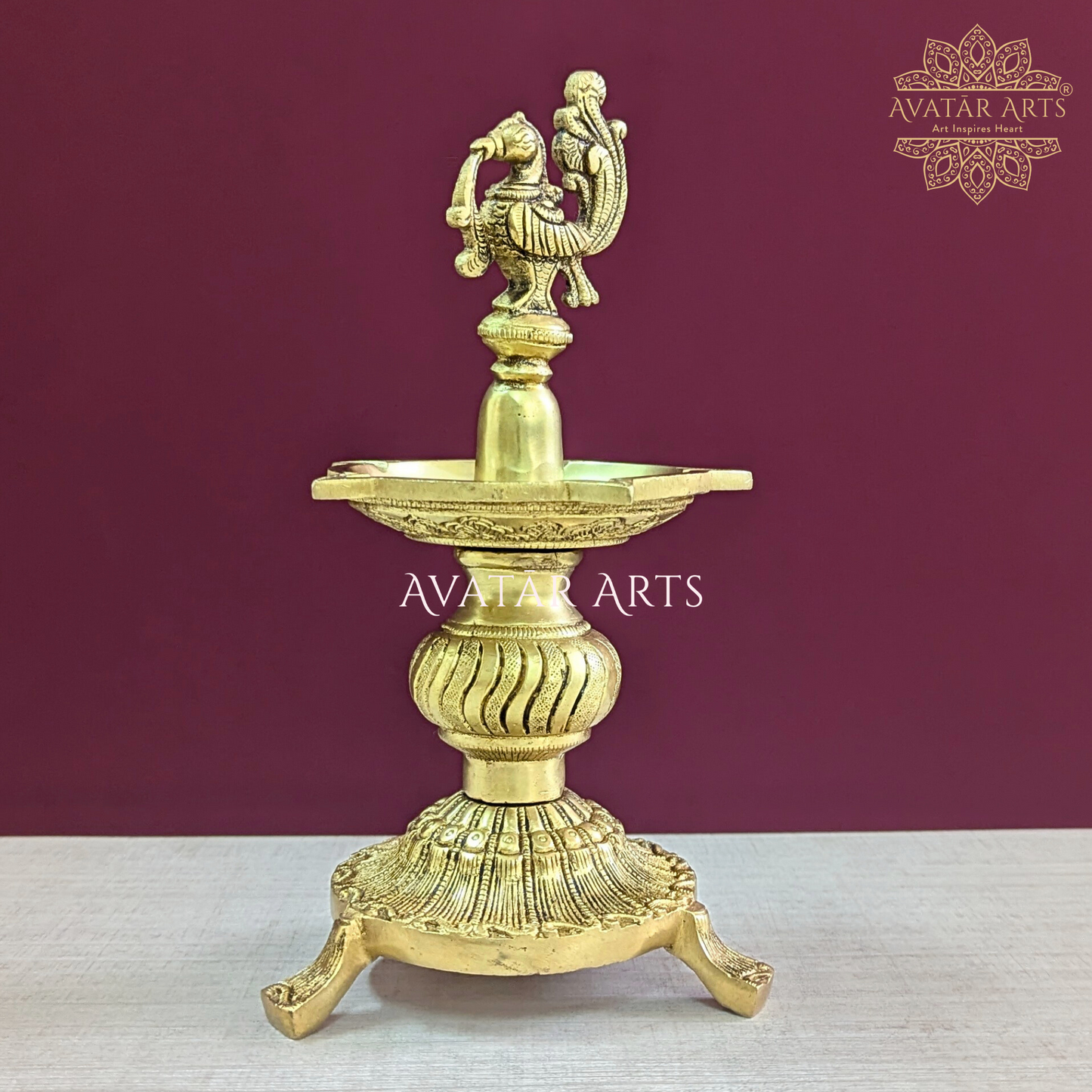 Brass Annapakshi Lamp