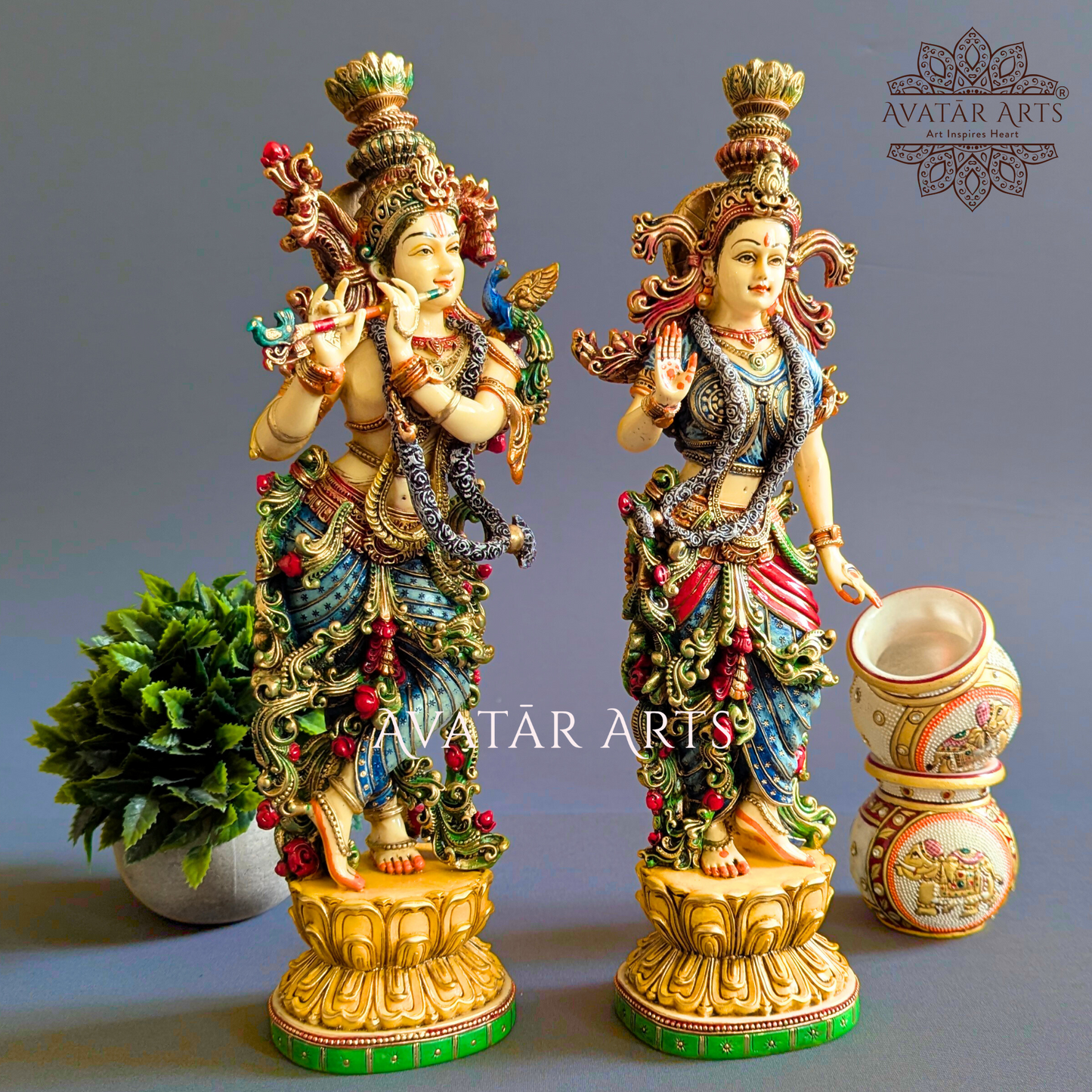 Shree Radha Krishna Statue for Home Temple