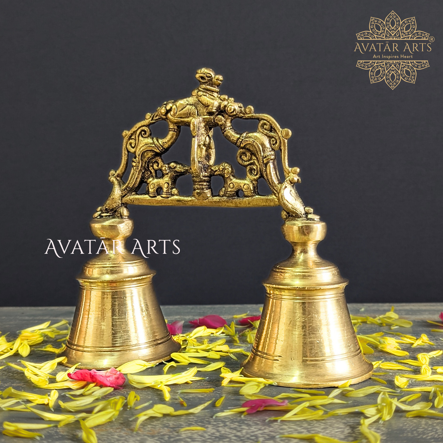 Double Bell in Brass for Daily Use