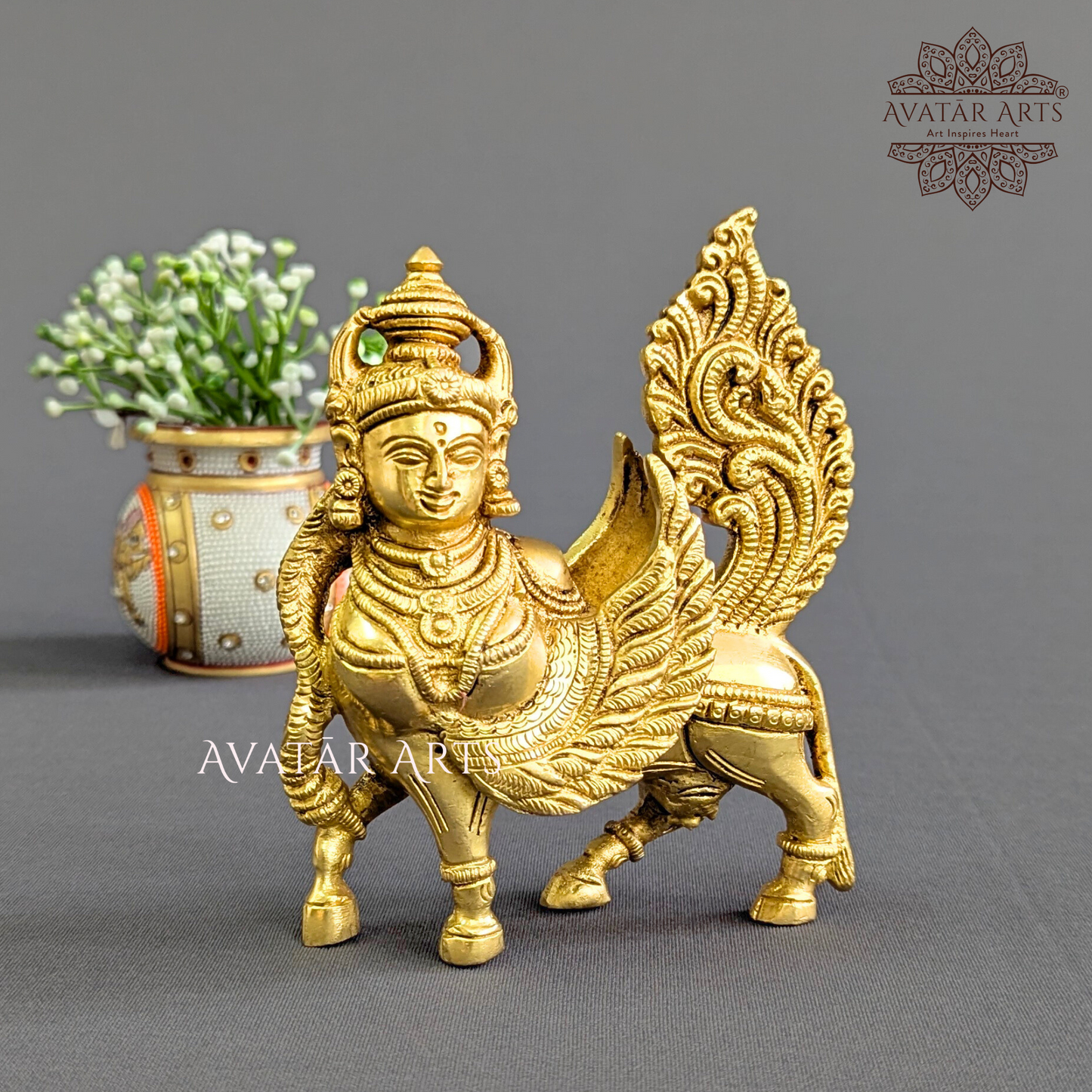 Brass Kamdhenu Cow