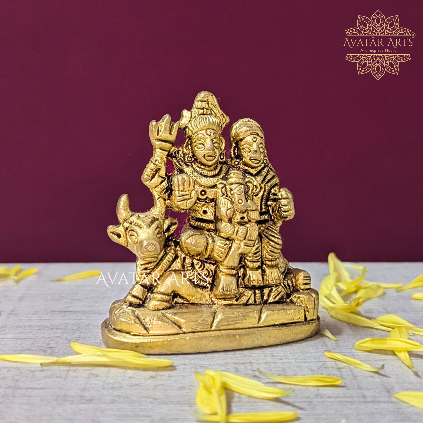 Brass Shiva Parivar