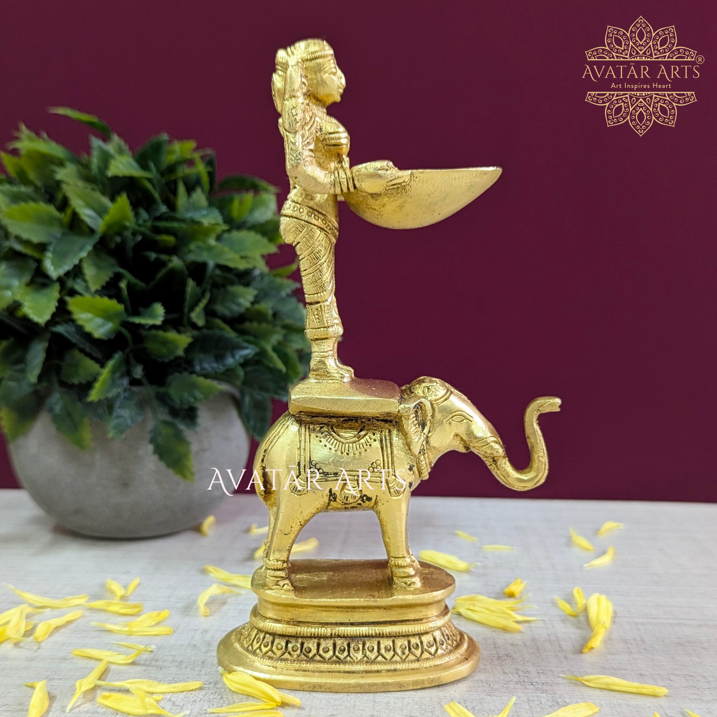 Deep Lakshmi on Elephant