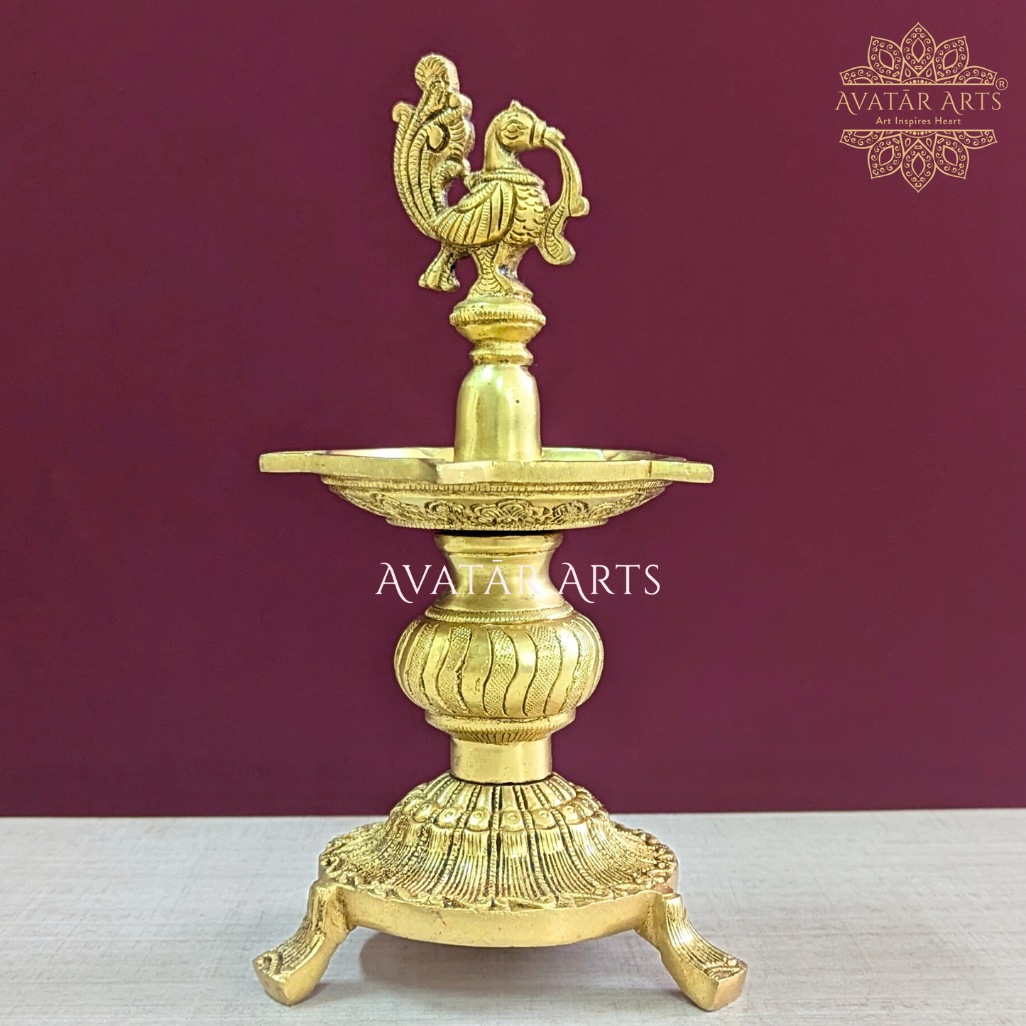 Brass Annapakshi Lamp