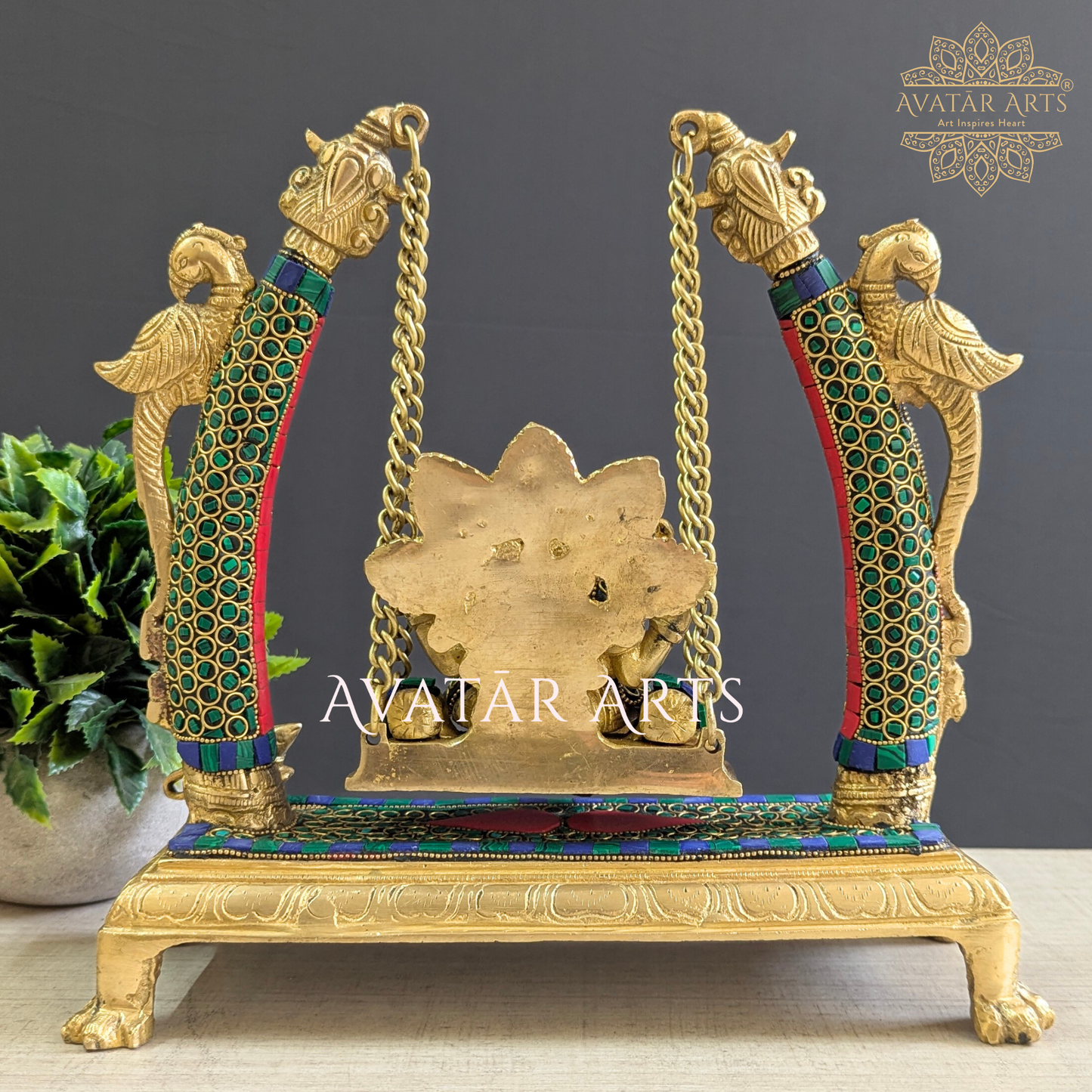 Brass Swing Lord Ganesha