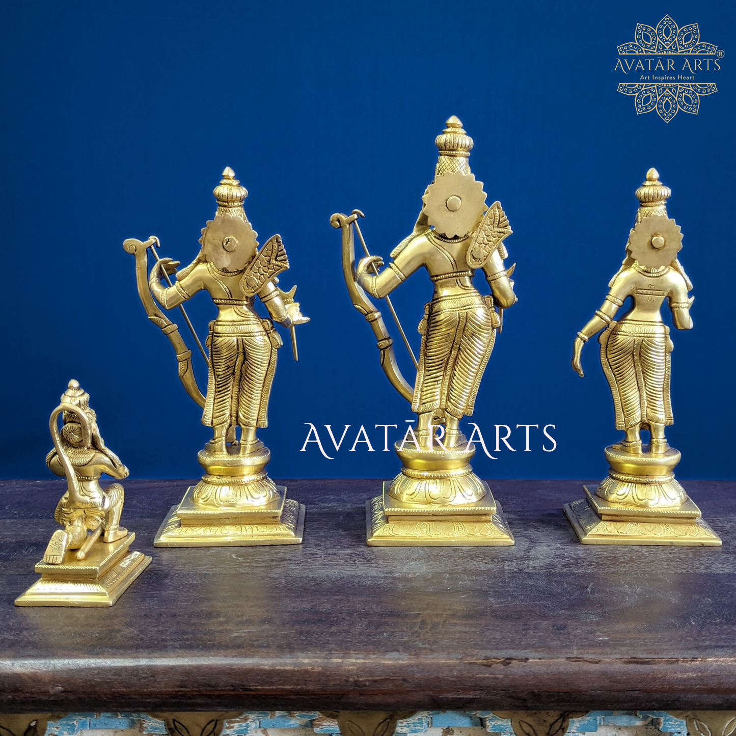 Brass Sree Ram Darbaar Set