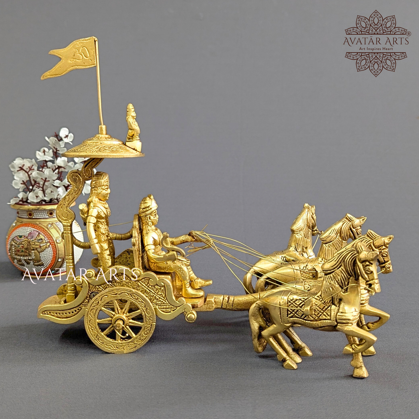 Geetopdesh Shree Krishna Arjun Rath