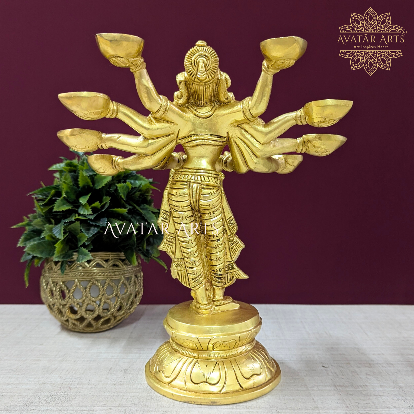 Deeplakshmi with multiple diya
