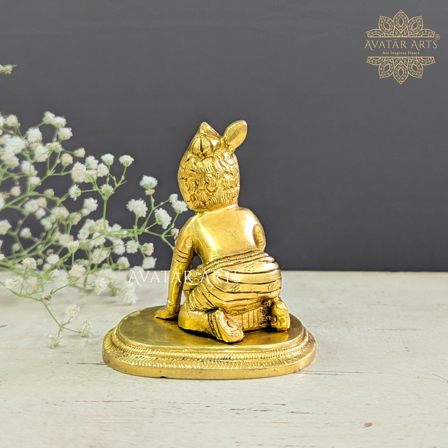 Brass Baby Krishna / Maakhan Krishna