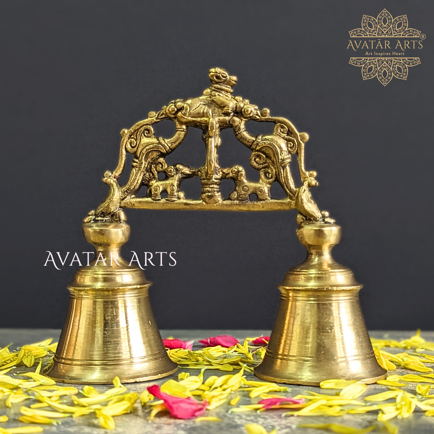 Double Bell in Brass for Daily Use