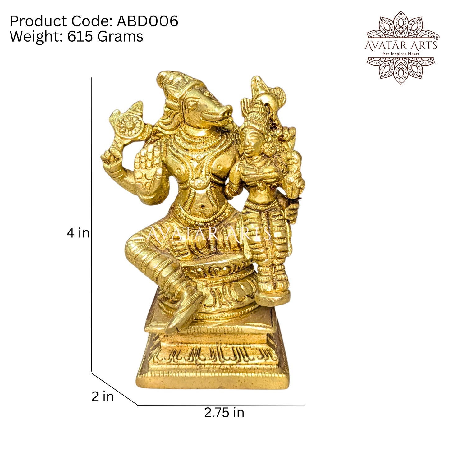 Brass Shree Varaha Lakshmi