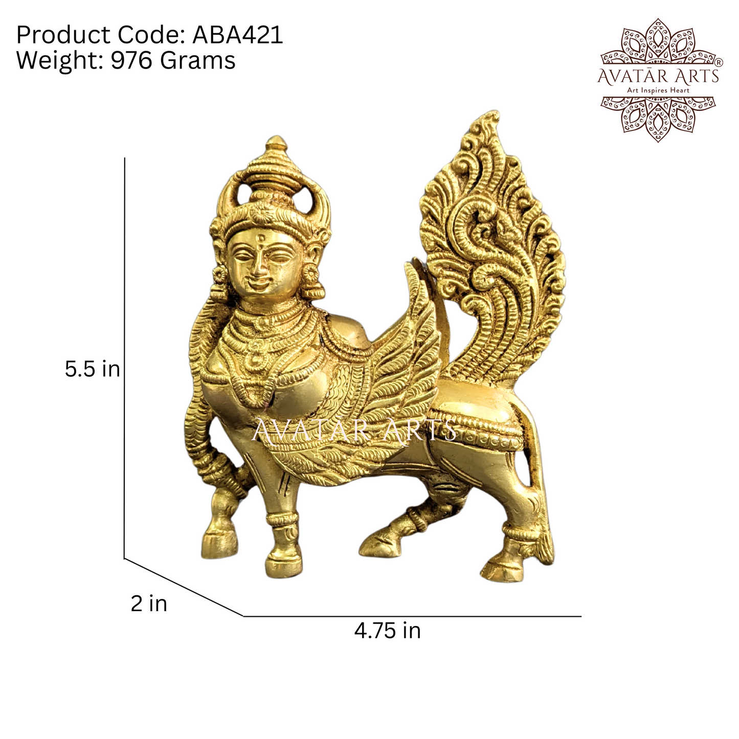 Brass Kamdhenu Cow