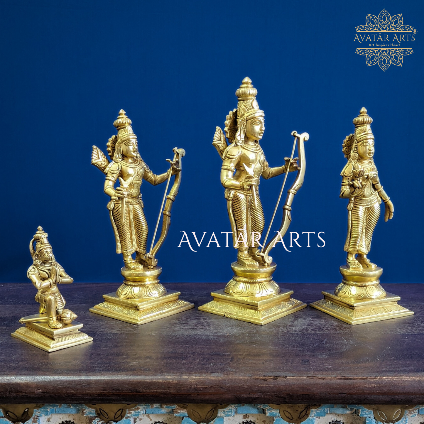 Brass Sree Ram Darbaar Set