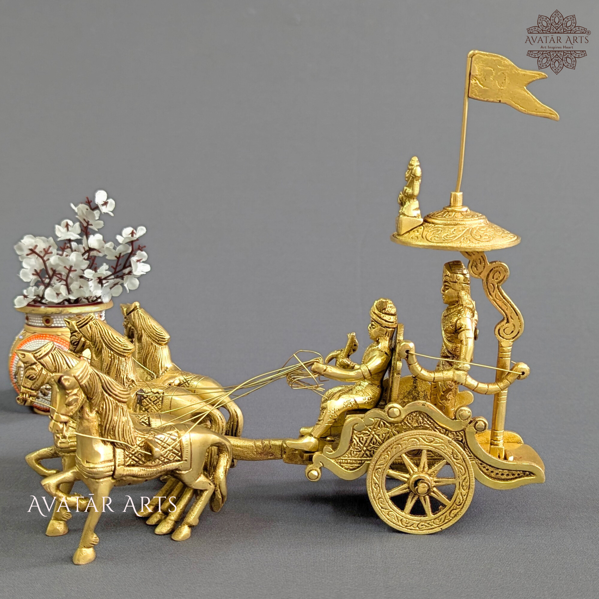 Geetopdesh Shree Krishna Arjun Rath