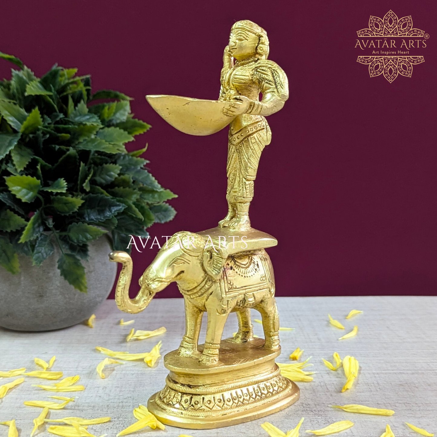 Deep Lakshmi on Elephant