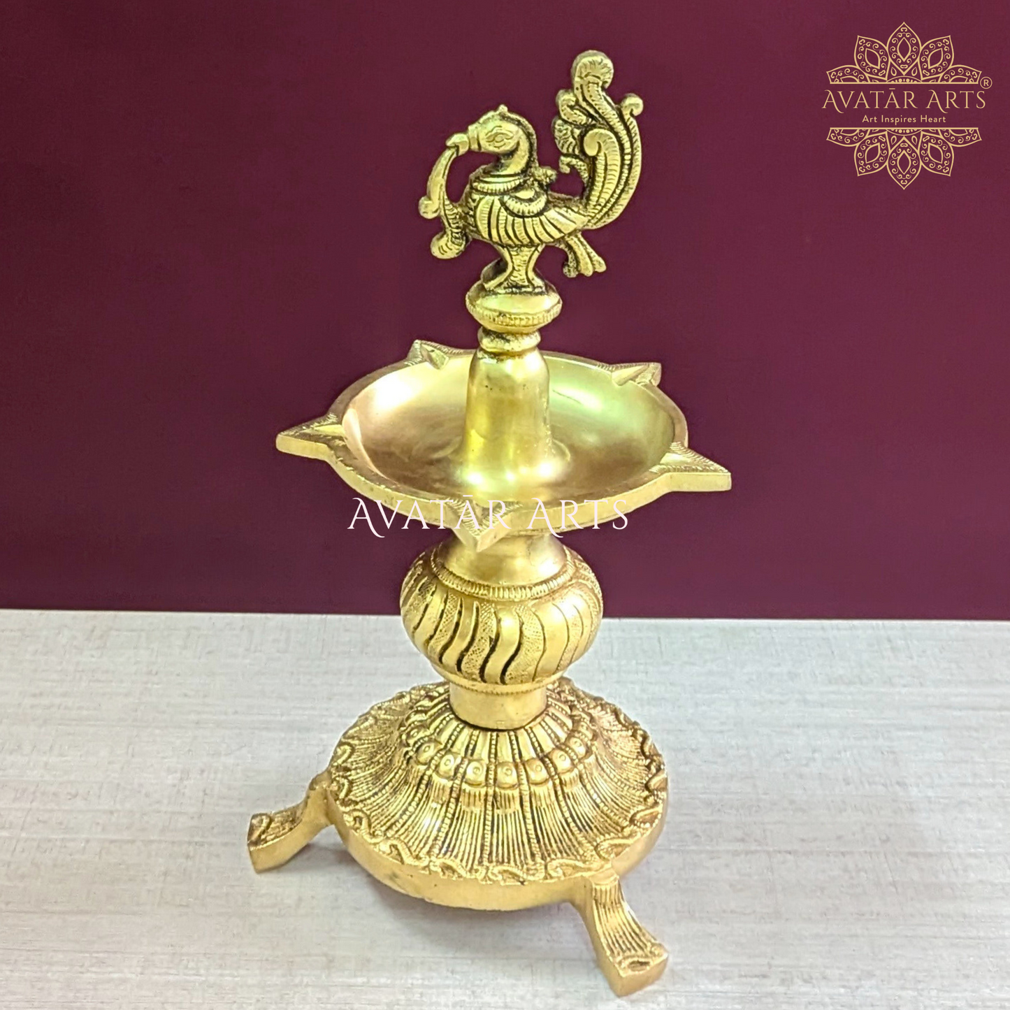 Brass Annapakshi Lamp