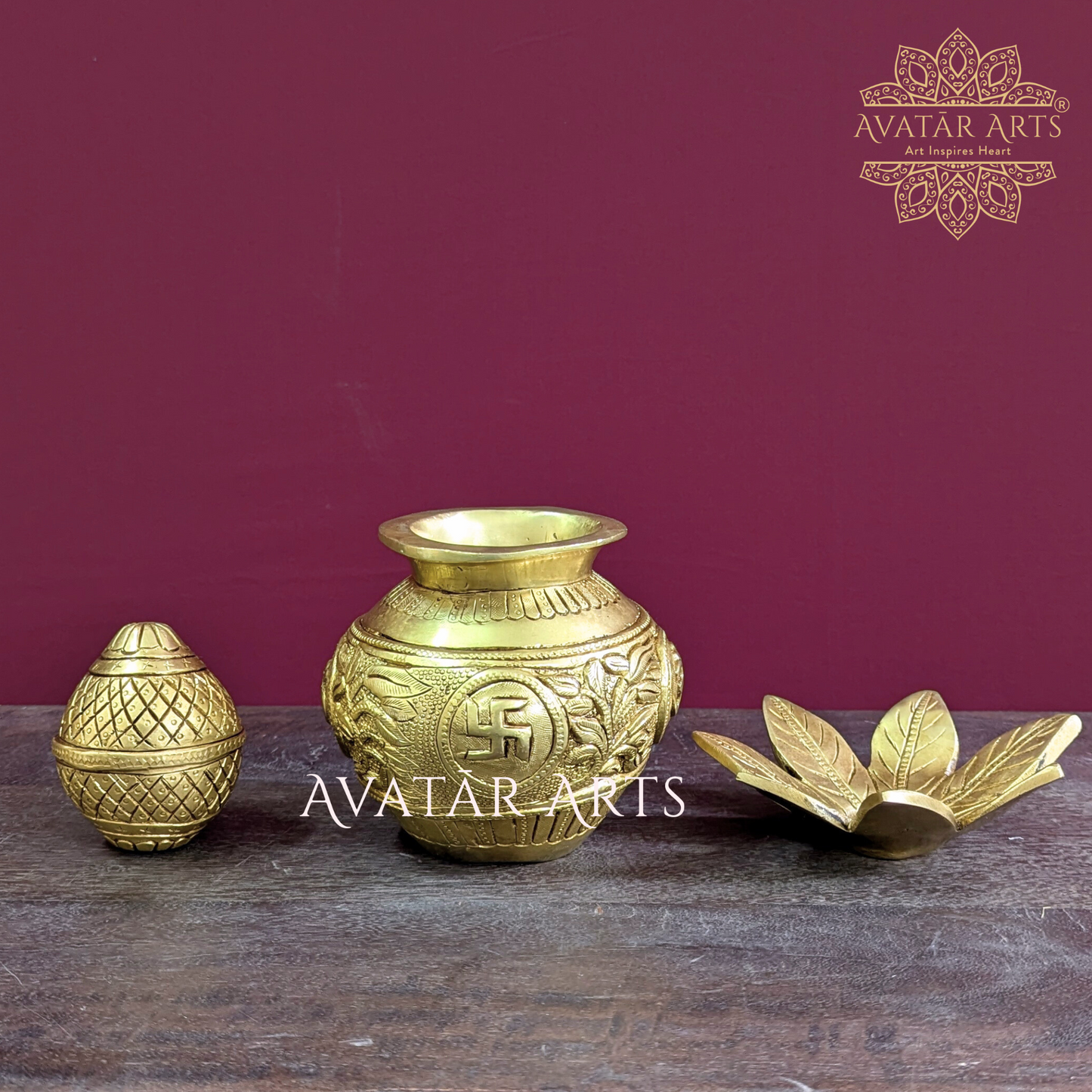 Mangal Kalash in Brass