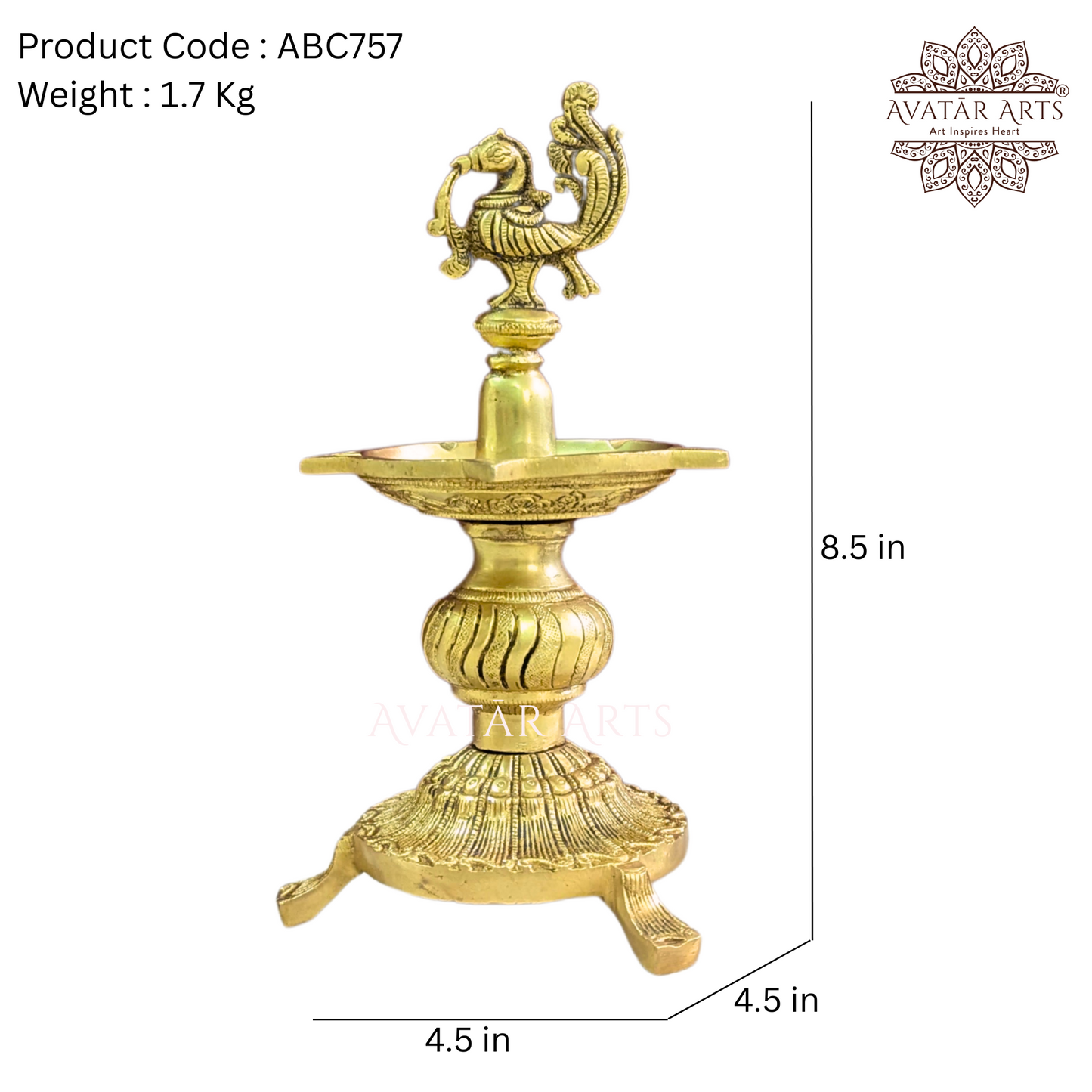 Brass Annapakshi Lamp