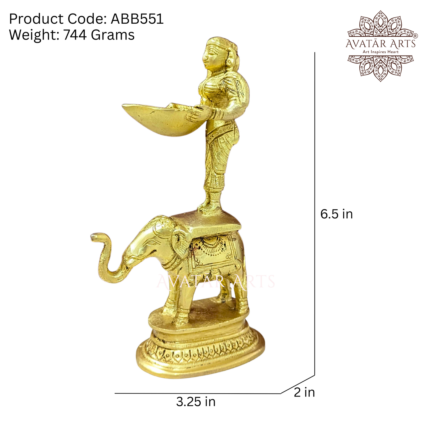 Deep Lakshmi on Elephant