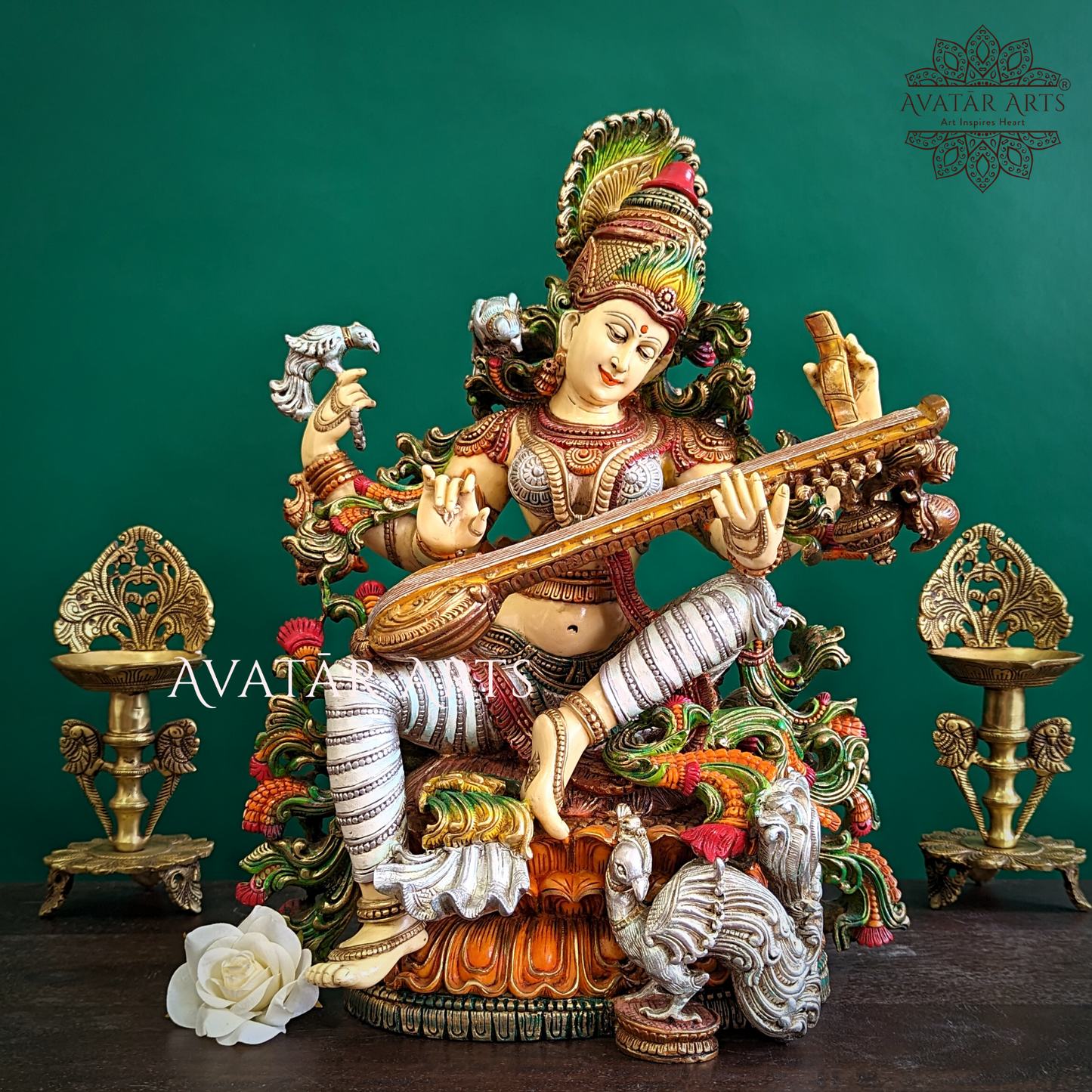 Goddess Saraswati Idol