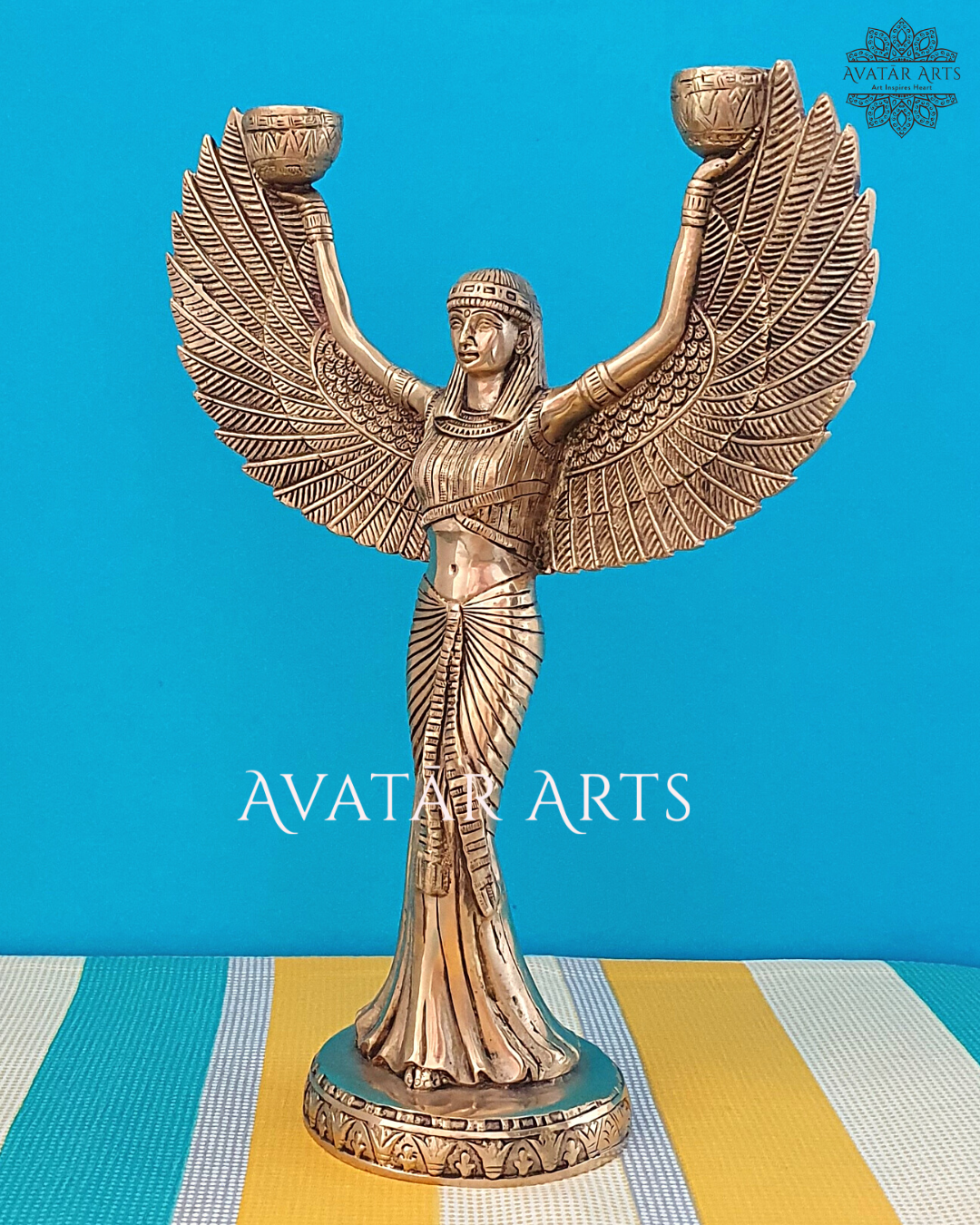 Egyptian Lady Candle Holder