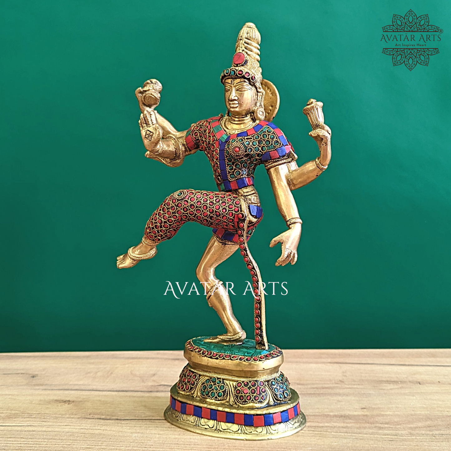 Ardhnareshwara Statue In Brass