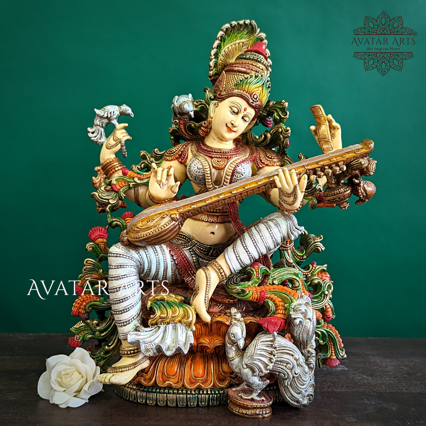 Goddess Saraswati Idol