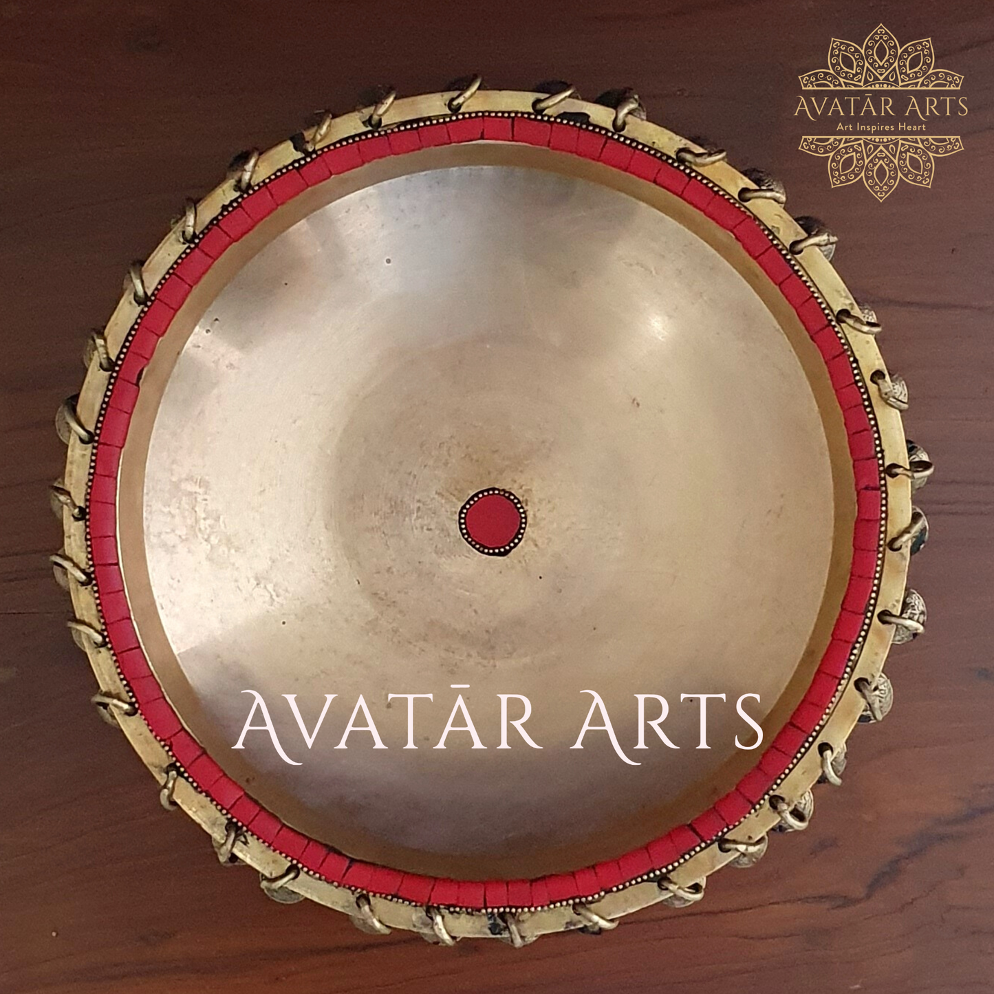 Brass Urli With Ghunghroo