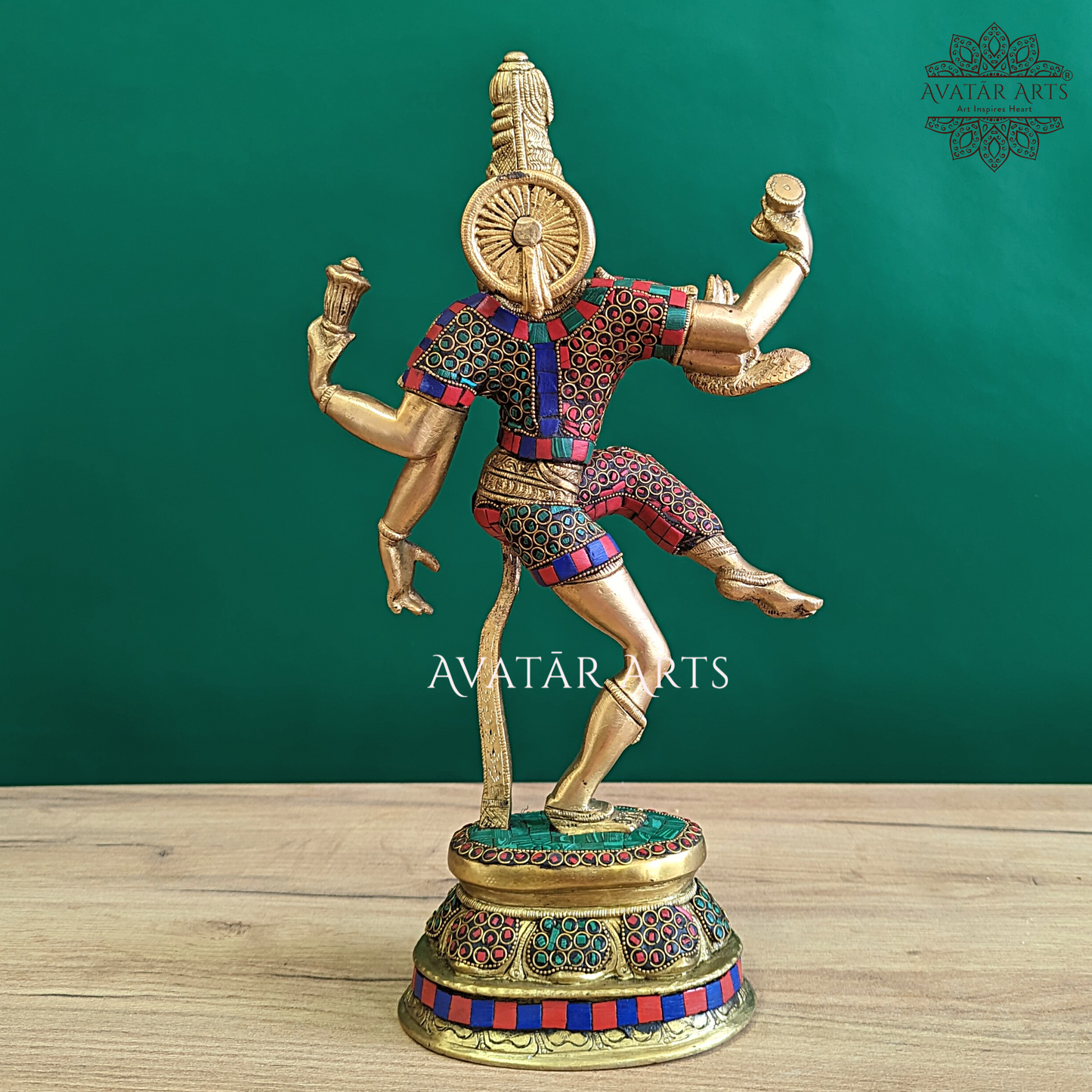Ardhnareshwara Statue In Brass