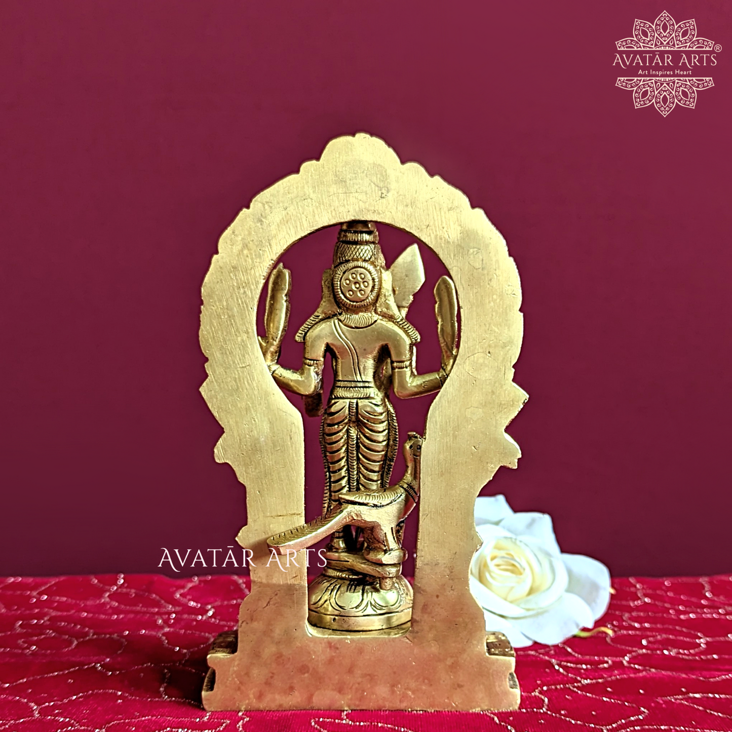 Lord Karthikeya/Murugan Statue in Brass